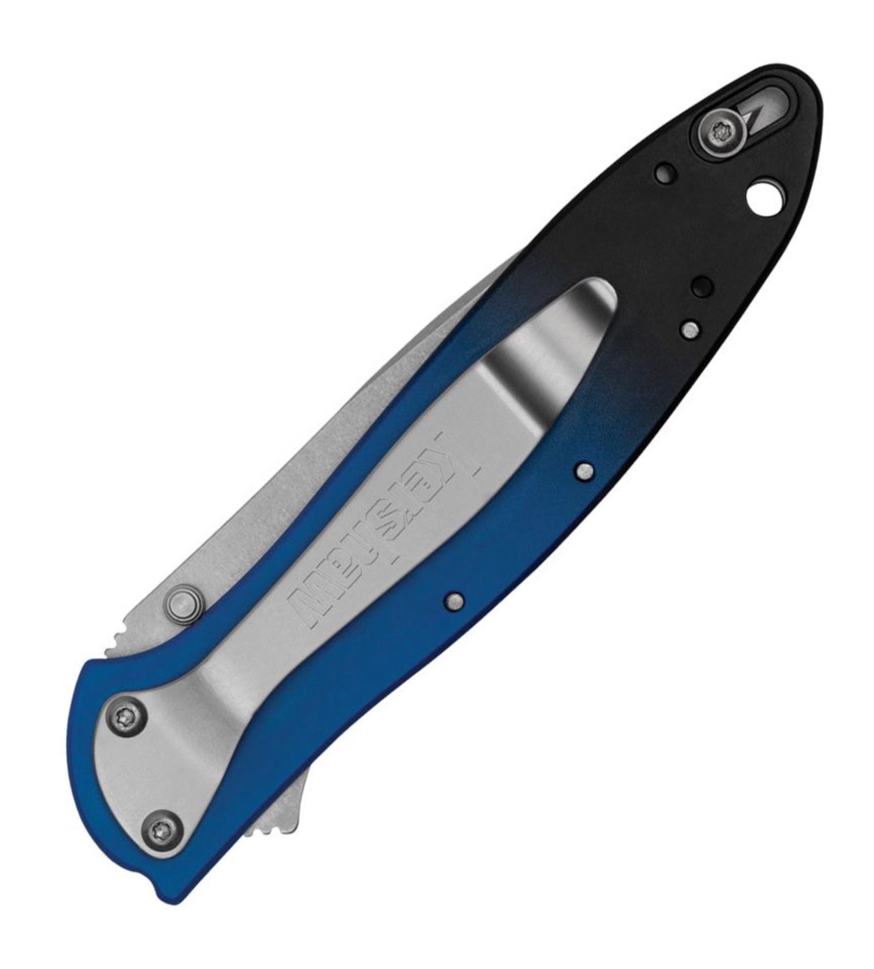 Kershaw Leek MagnaCut & Blue/Black Fade Aluminum Handles 1660GBLU