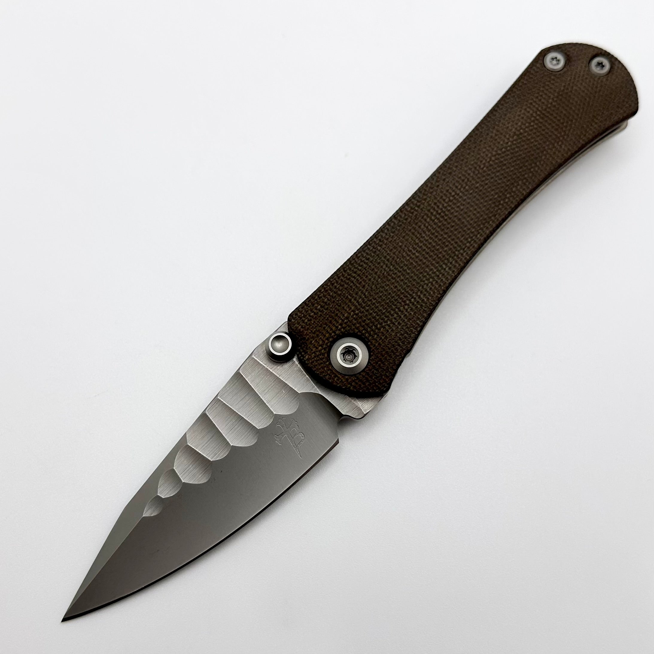 Borka Blades Custom SBDP Rocker M390 Stonewash & Micarta Scales