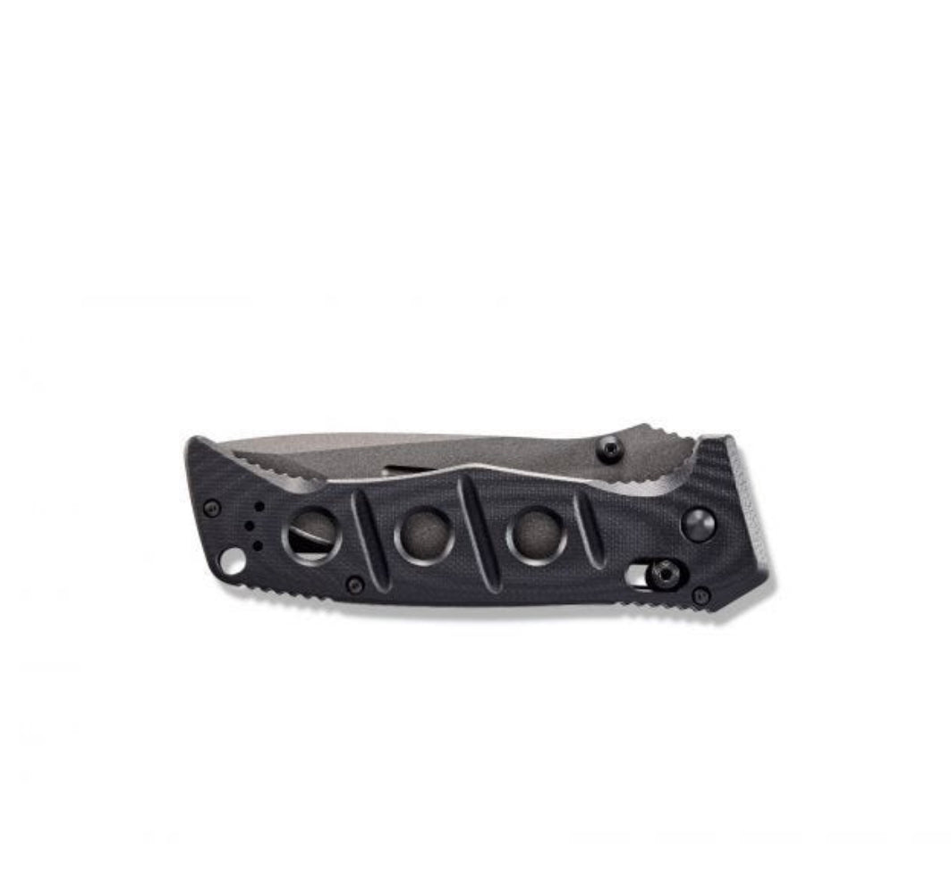 Benchmade Adamas 275GY-1 Black G10 & Tungsten Grey Cruwear