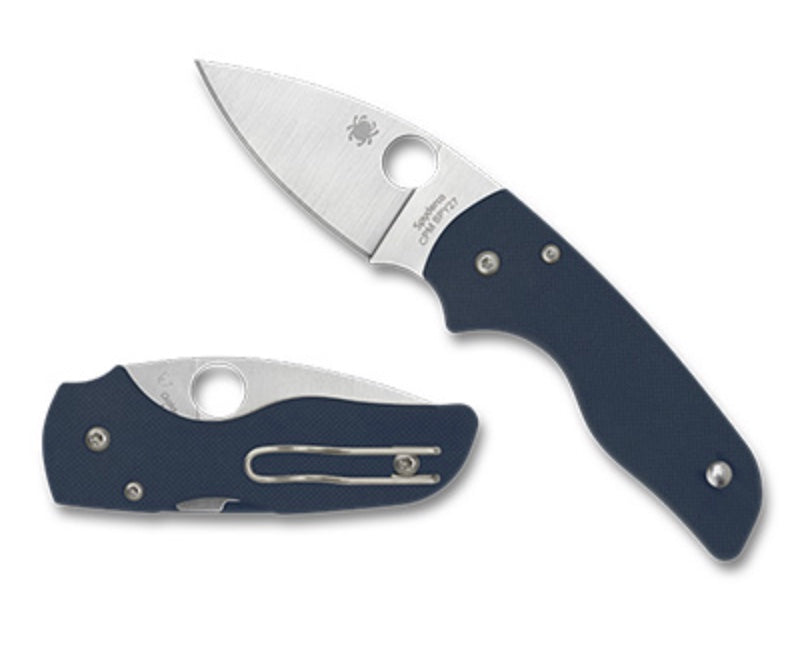 Spyderco Lil' Native Cobalt Blue G-10& CPM SPY27 C230GPCBL