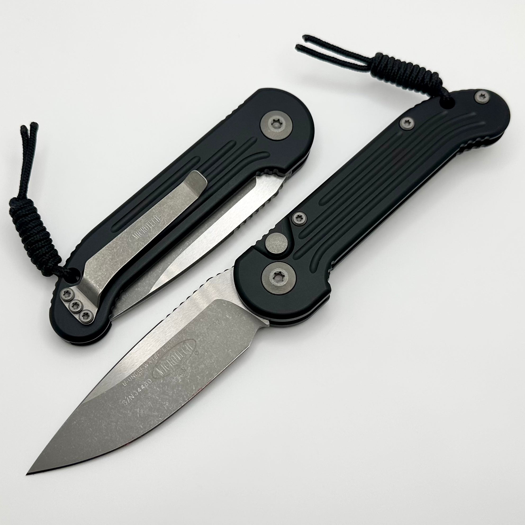 Microtech LUDT Black Apocalyptic Standard w/ Torx Hardware 135-10AP