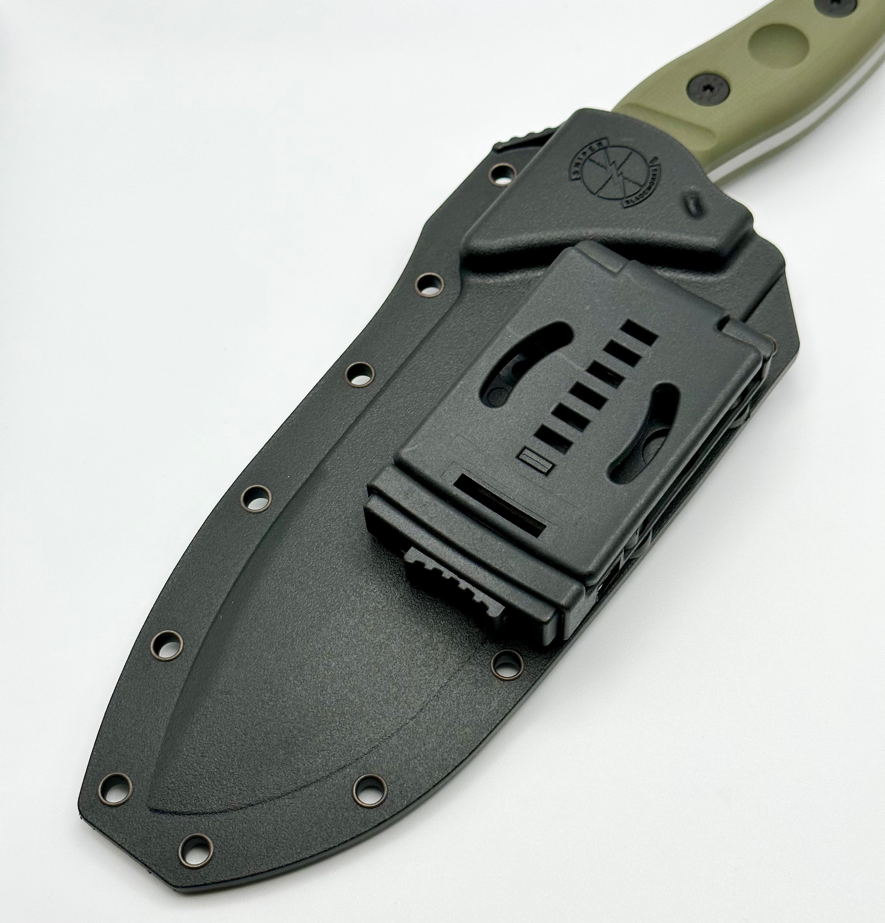 Sniper Bladeworks Mamu OD Green G-10 & Satin 420HC MAMUODGSAT