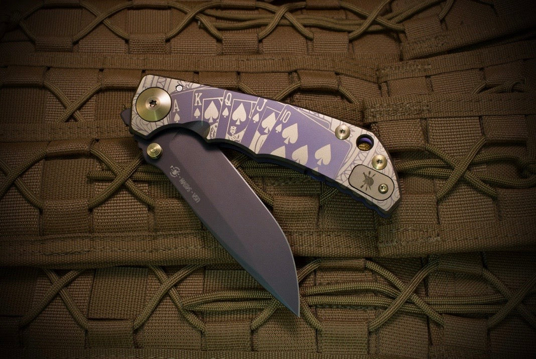 Spartan Blades Harsey Folder 2022 Special Edition Royal Flush