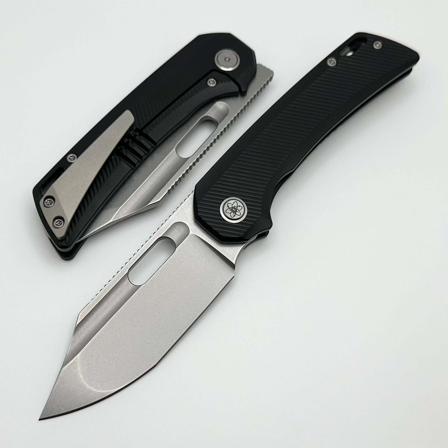 EMP EDC Relative Bowie Milled DLC Titanium Handles & Stonewash MagnaCut