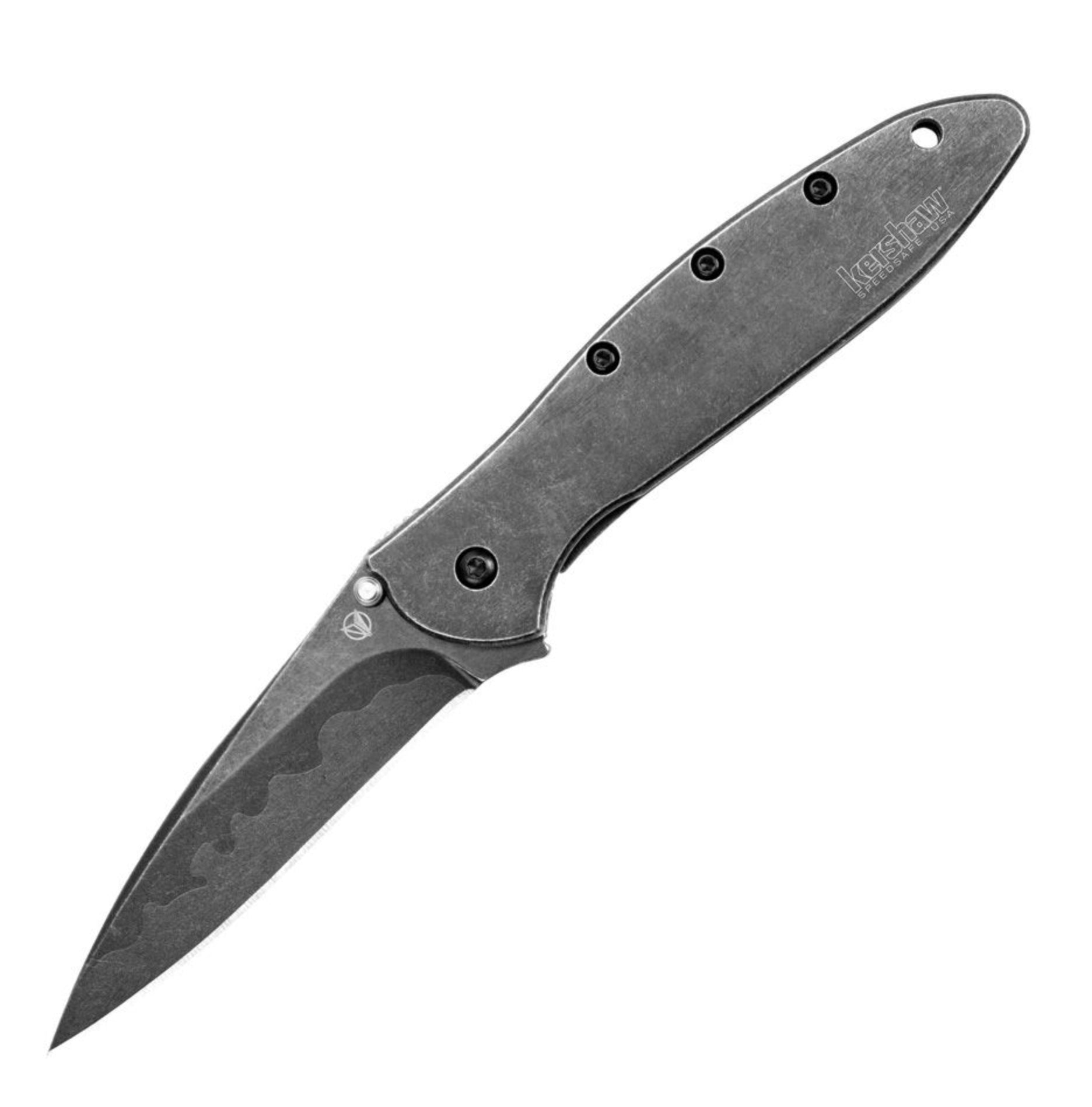 Kershaw Leek Flipper Composite Blade Blackwash 1660CBBW