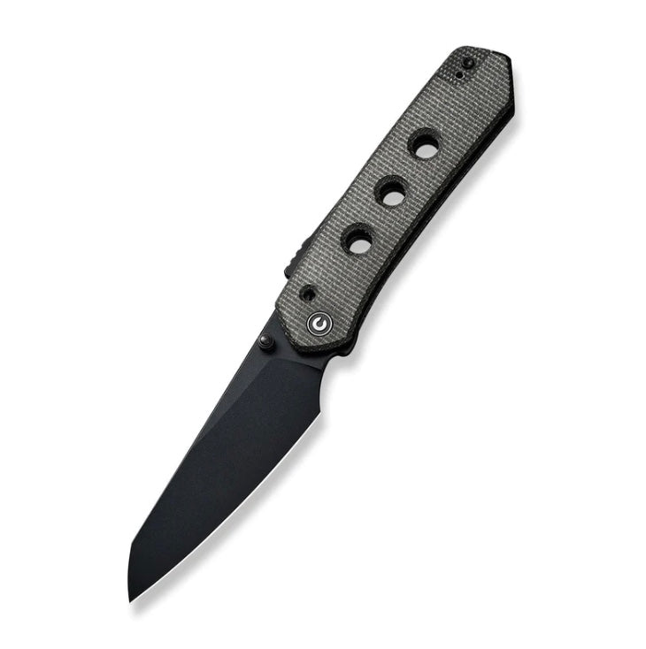 Civivi Vision FG Dark Green Canvas Micarta & Black Nitro-V C22036-3