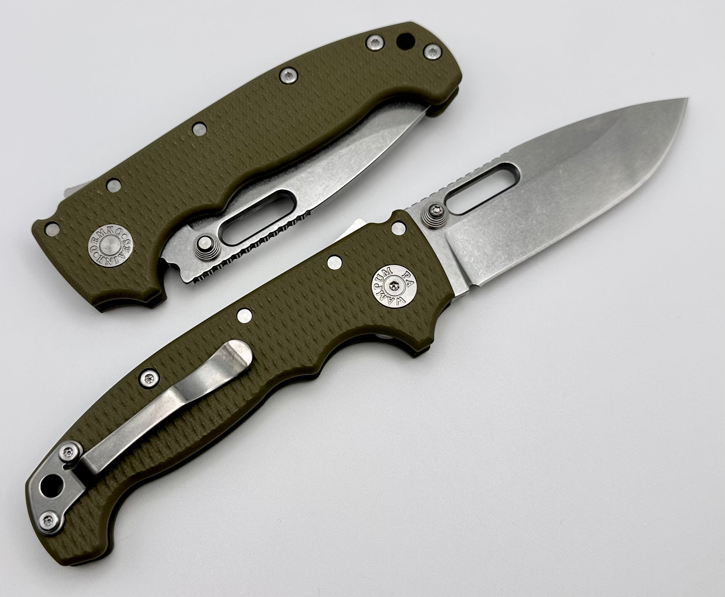 Demko Knives MG AD20 Exclusive Drop Point 3V & OD Green G-10 LIMIT ONE PER HOUSEHOLD