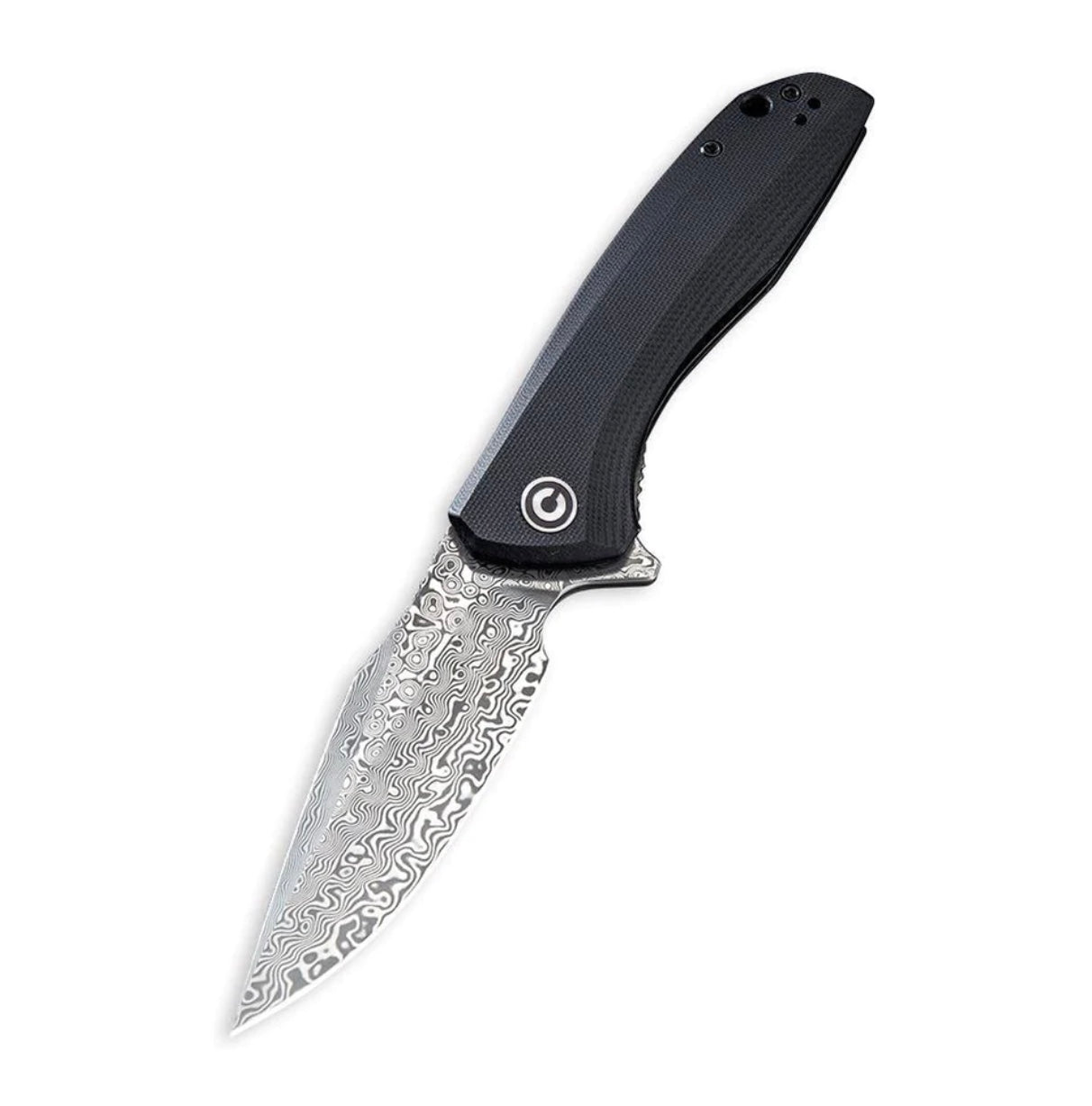 Civivi Baklash Black G-10 & Damascus C801DS