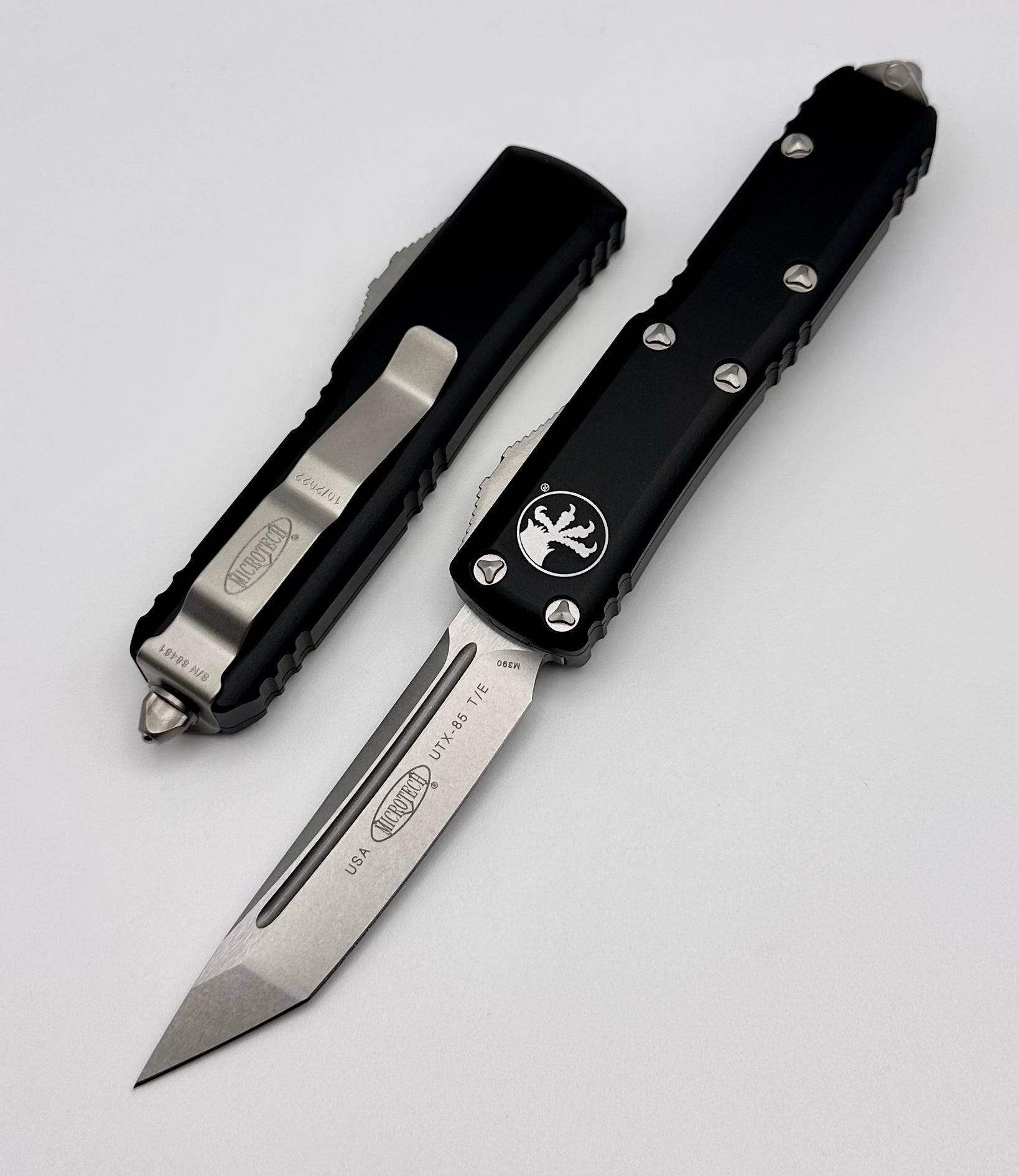 Microtech UTX-85 Tanto T/E Stonewash Standard 233-10