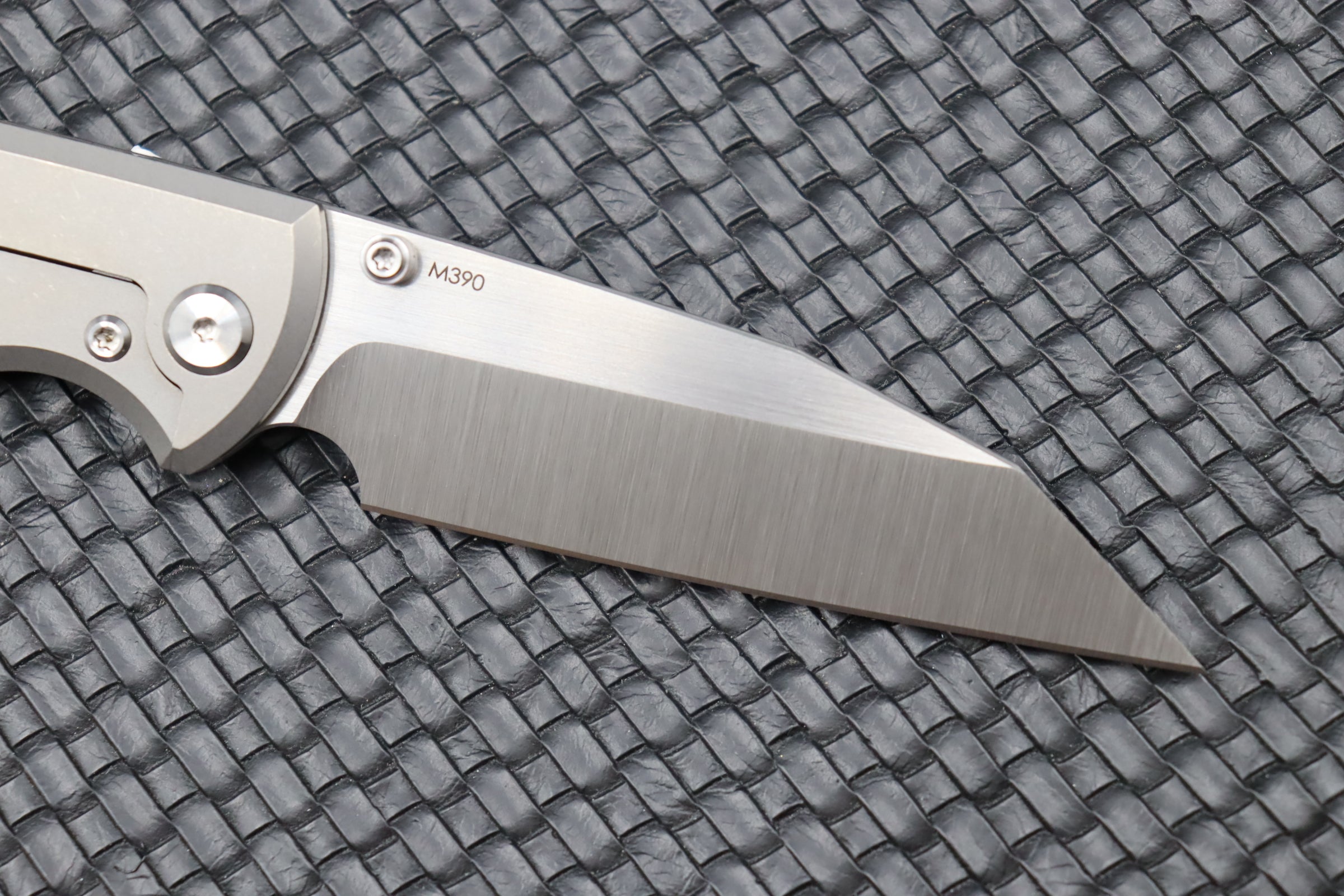 Chaves Knives 229 Sangre Wharncliffe M390 & Stonewash Titanium