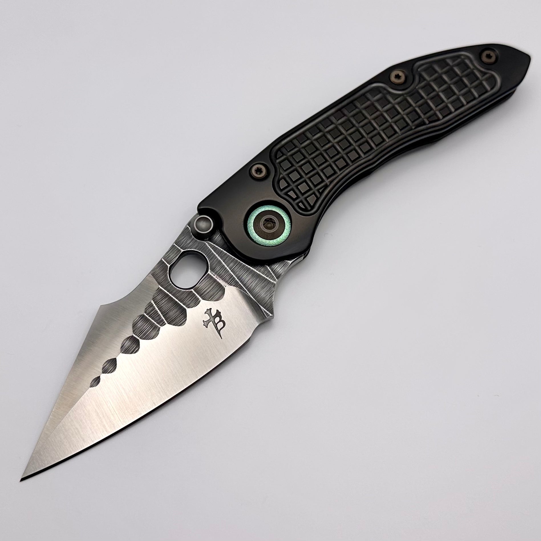 Borka Blades Frag DLC w/ Torched Accents & Rock Ground M390