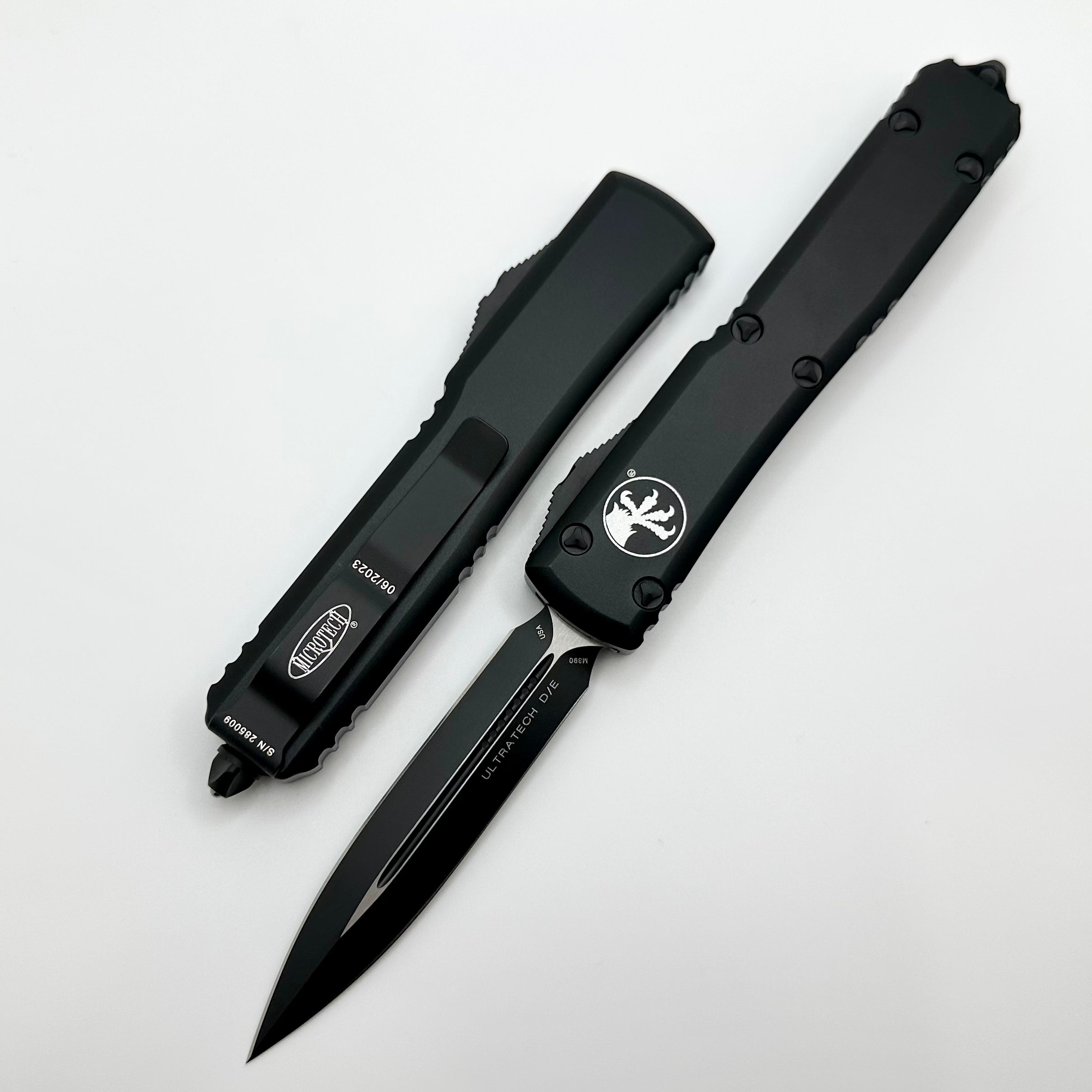 Microtech Ultratech Double Edge Black Tactical Standard 122-1T