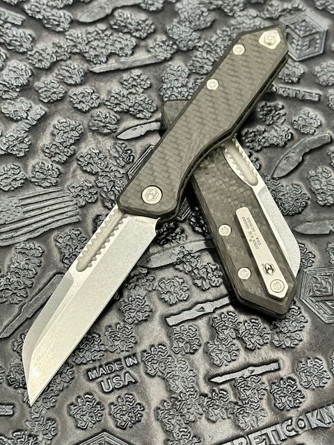 Heretic Knives Jinn Carbon Fiber & Stonewash H013-2A-CF