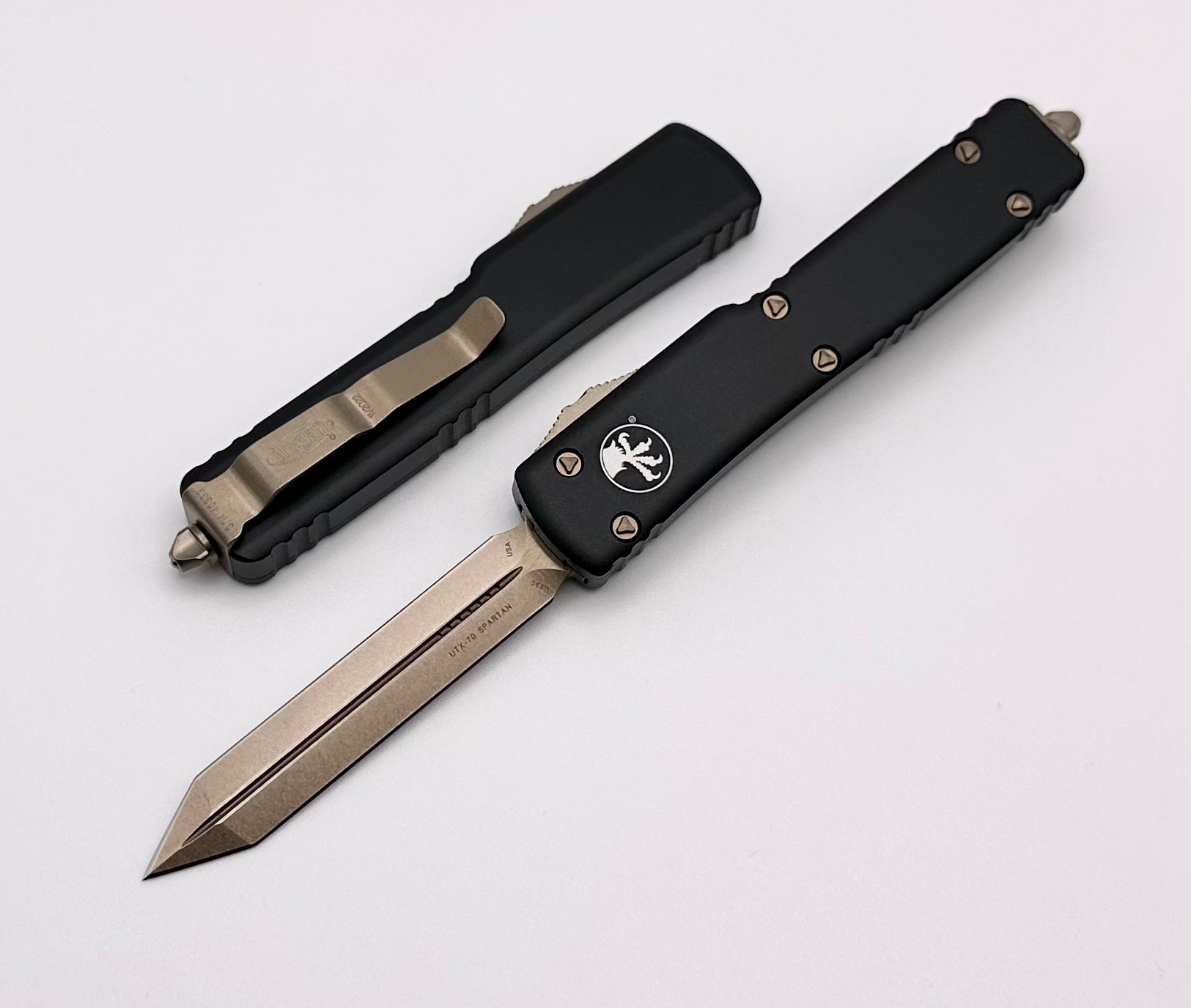 Microtech UTX-70 Spartan Bronzed Standard 249-13