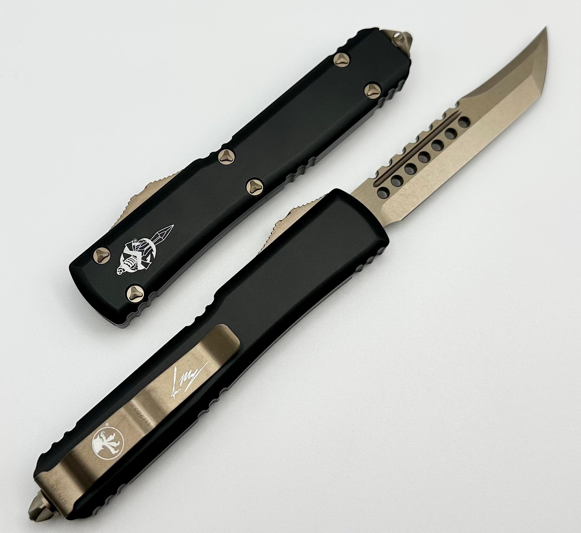 Microtech Ultratech Hellhound Bronze Standard & Black 119-13S