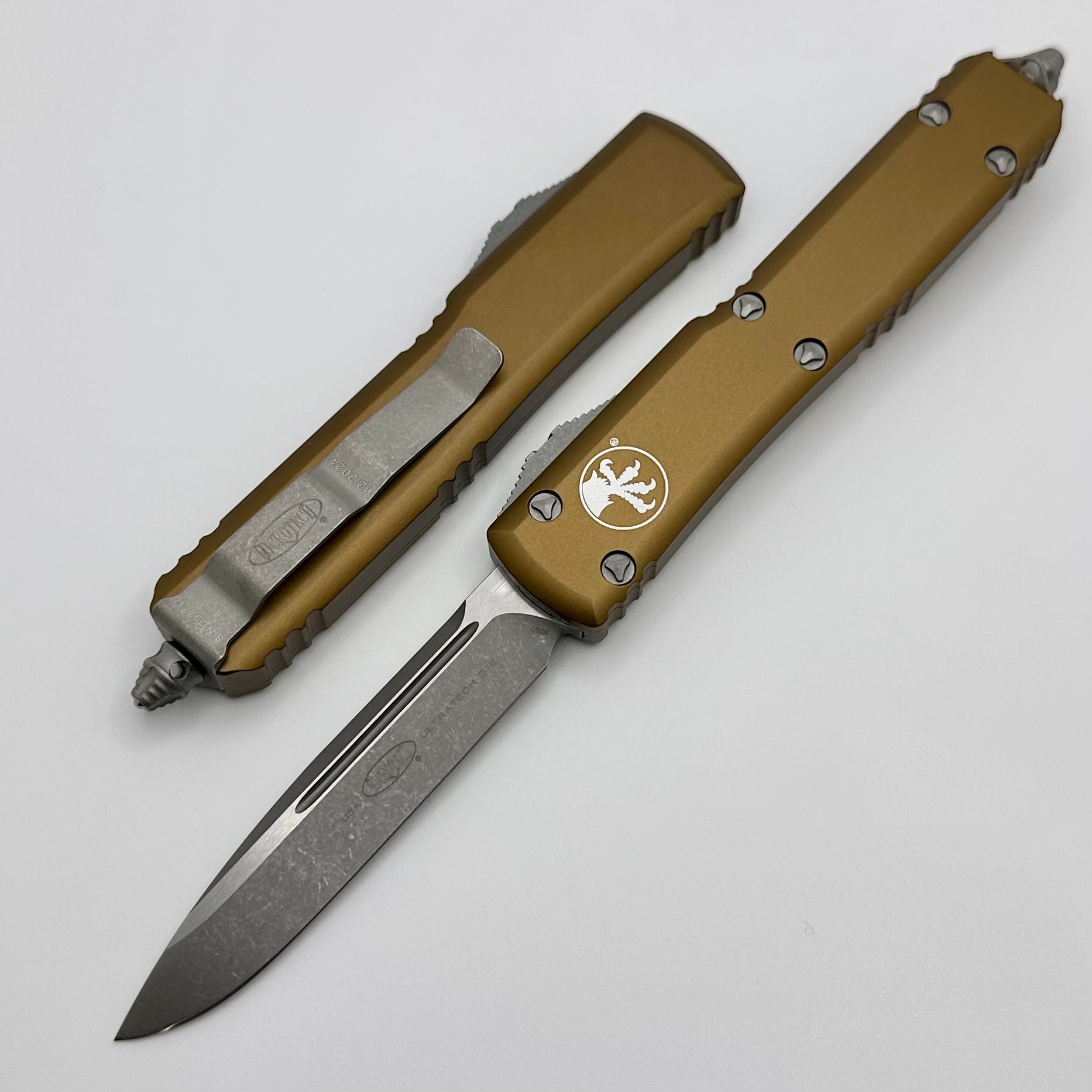 Microtech Ultratech S/E Apocalyptic Standard & Tan 121-10APTA