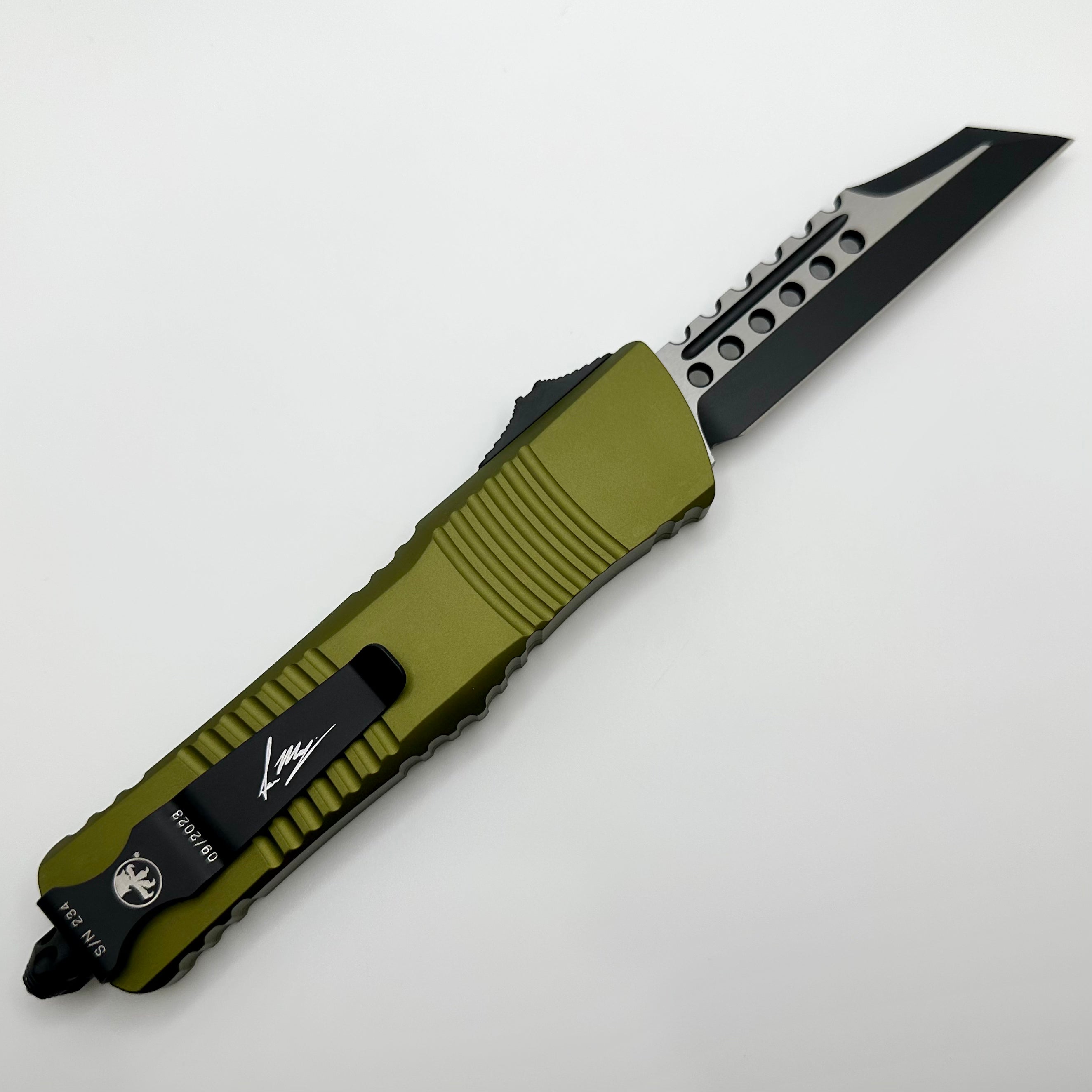 Microtech Combat Troodon Warhound OD Green Standard Signature Series 219W-1ODS