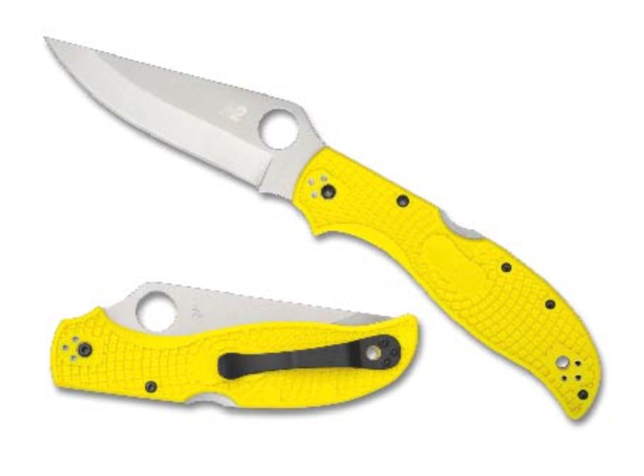 Spyderco Stretch 2 XL Yellow FRN & H-2 C258PYL