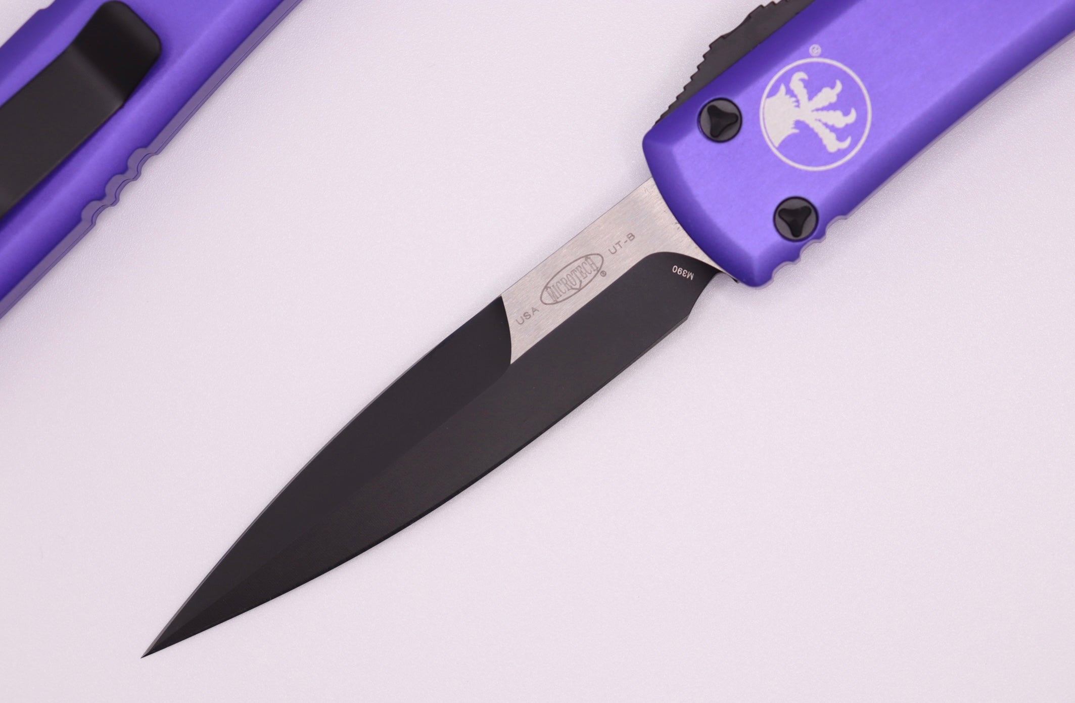 Microtech Ultratech Bayonet Grind Purple Standard 120-1PU