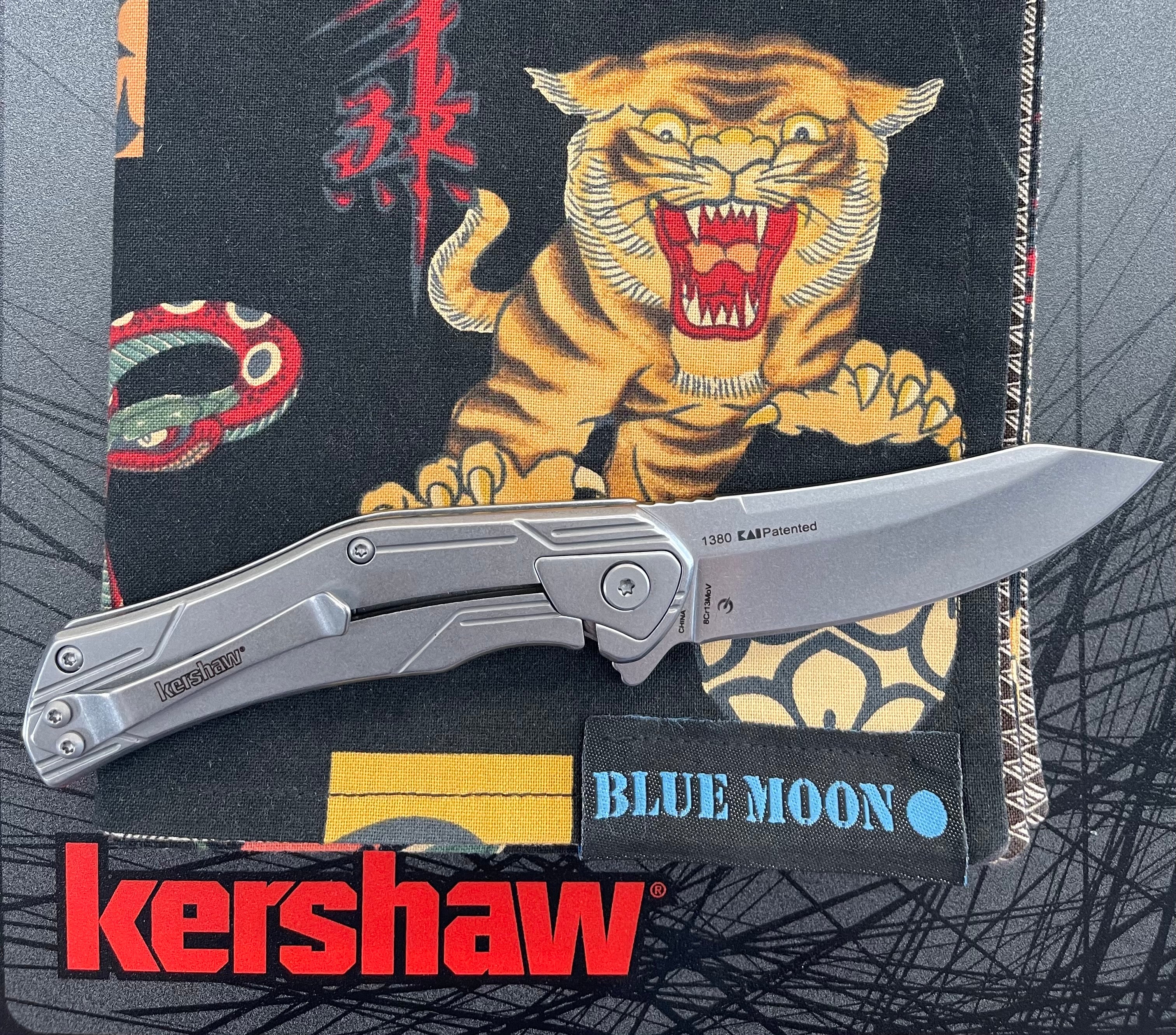 Kershaw Husker Assisted Opening Knife Stainless Steel (3 Stonewash) 1380