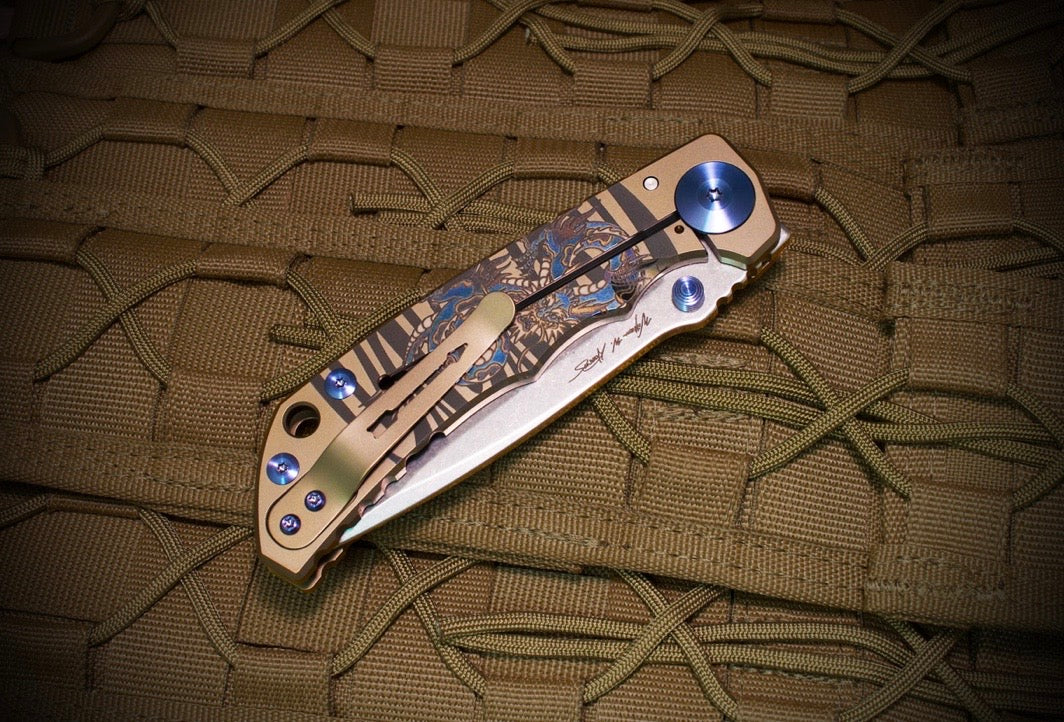 Spartan Blades Harsey Folder 2022 Special Edition Dragon