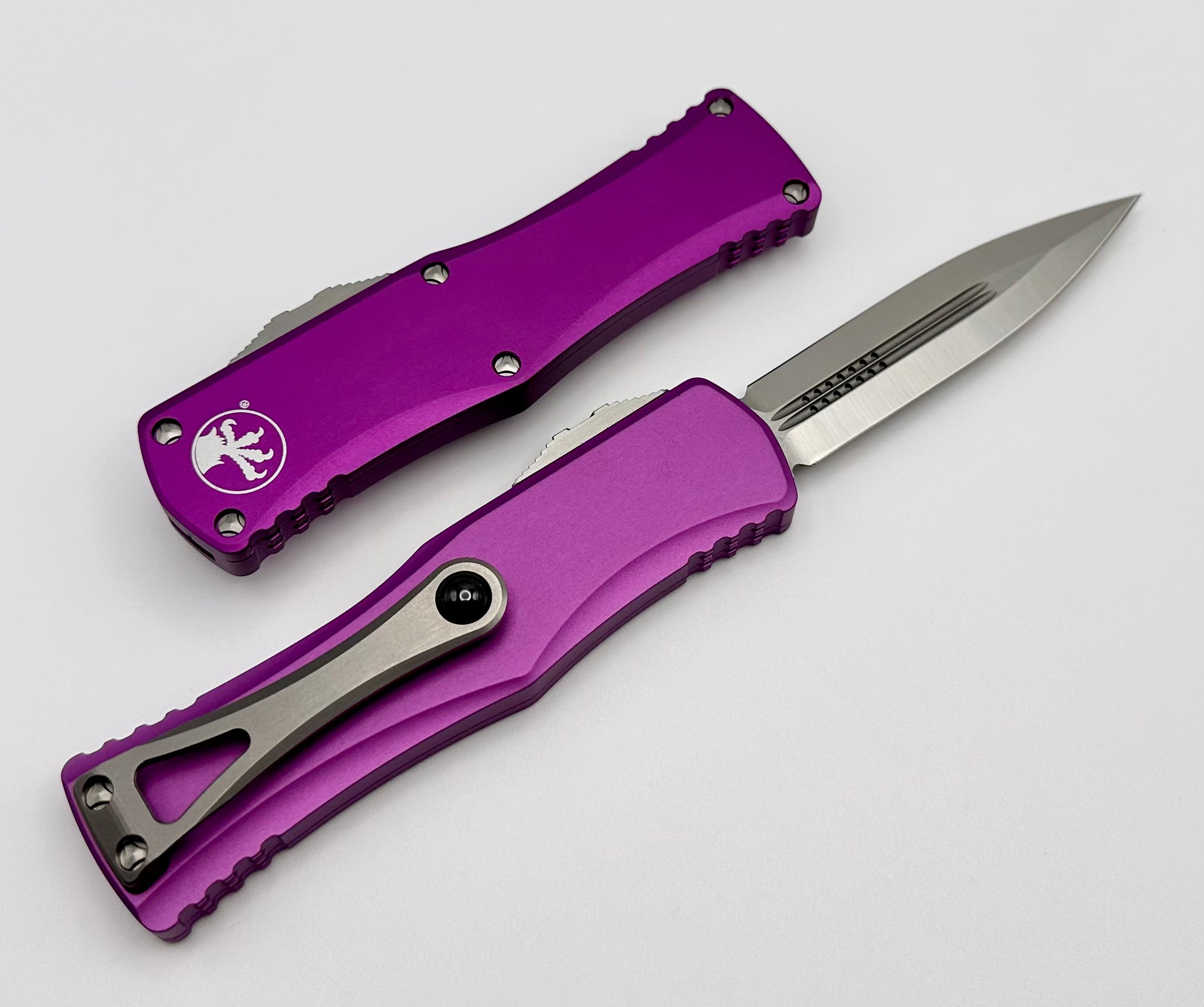 Microtech Hera Double Edge Satin Standard & Violet 702-4VI