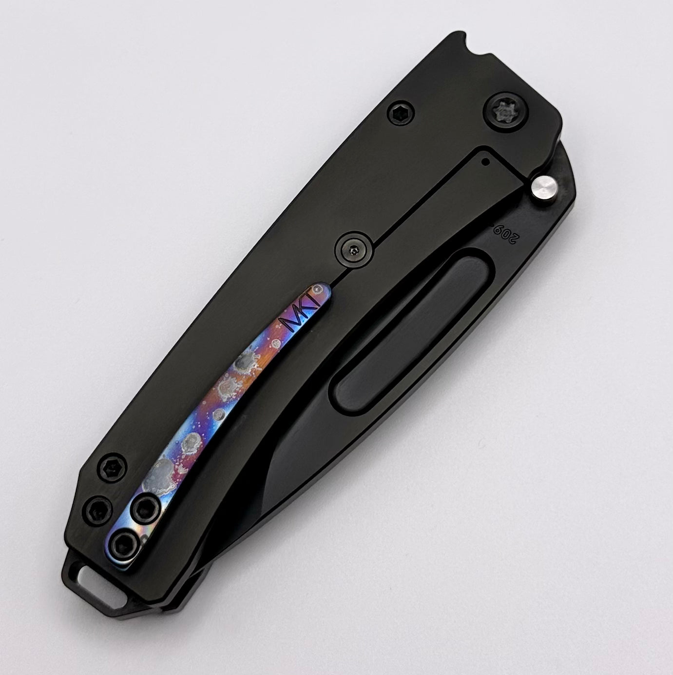 Medford Midi Marauder S45 Drop Point PVD & Galaxy Handle w/ PVD Lock Side/Hardware & Galaxy Clip