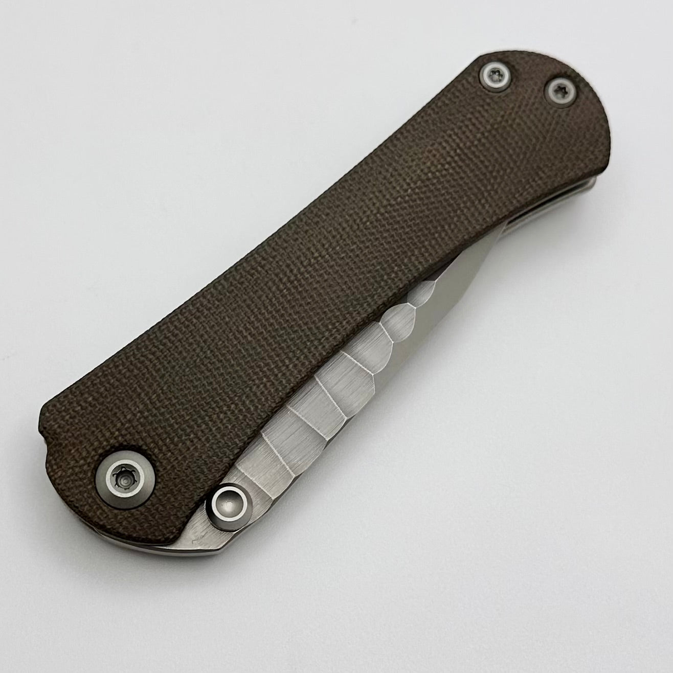 Borka Blades Custom SBDP Rocker M390 Stonewash & Micarta Scales