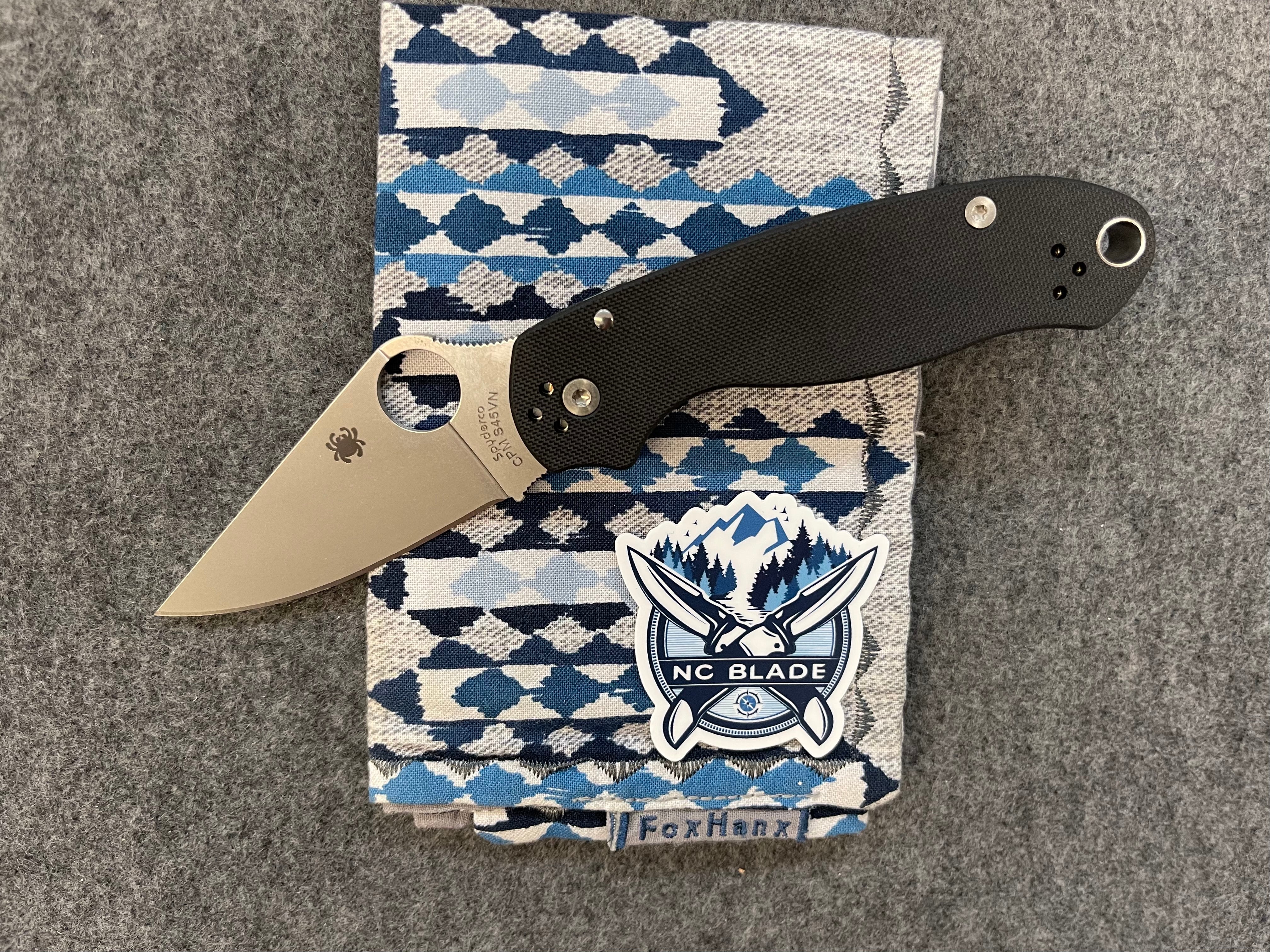 Spyderco Para 3 Black G-10 C223GP