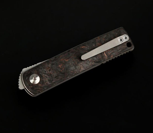 Reate Bushido w/ Dark Matter Copper Handles & Hand Satin M390