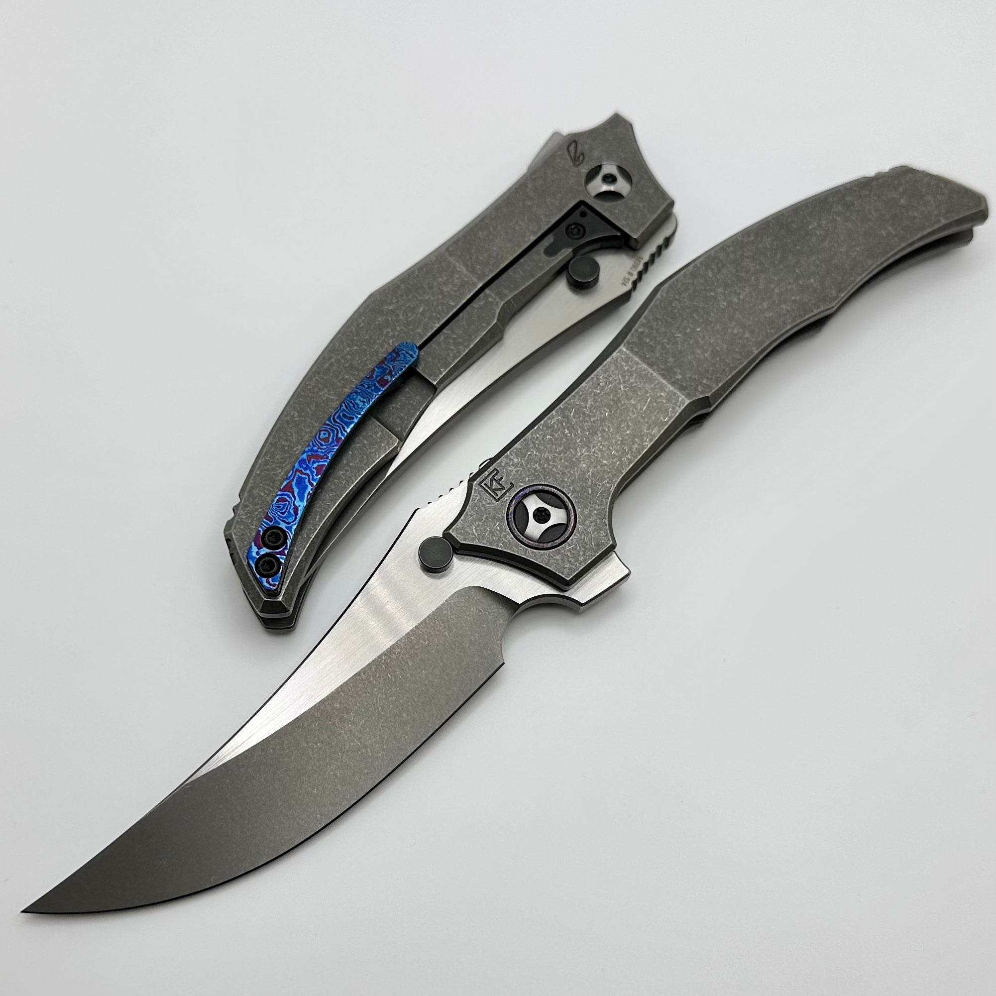 Custom Knife Factory Persian Titanium Integral & Two Tone M390