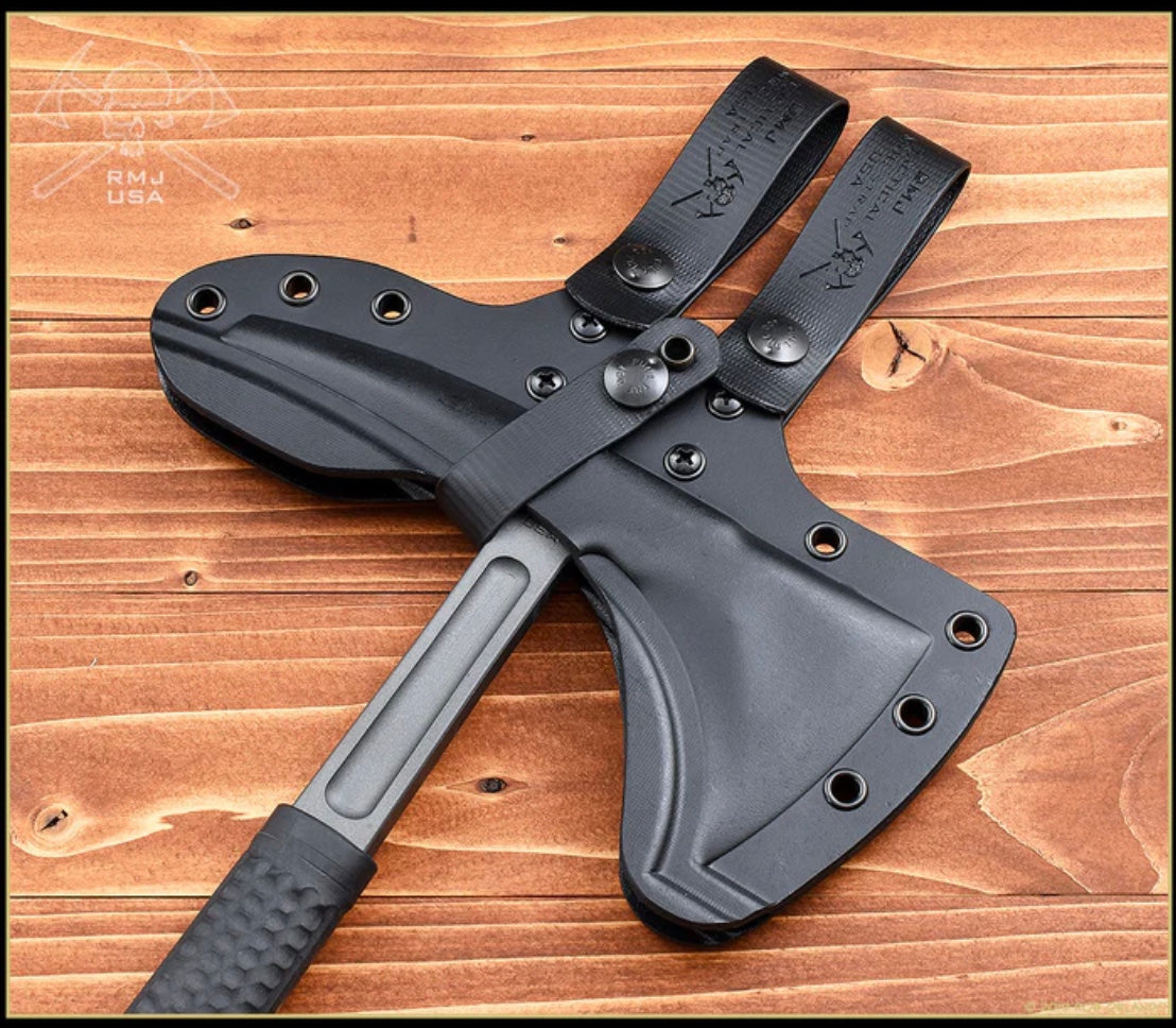 RMJ Tactical Shrike Black Spiked Tomahawk