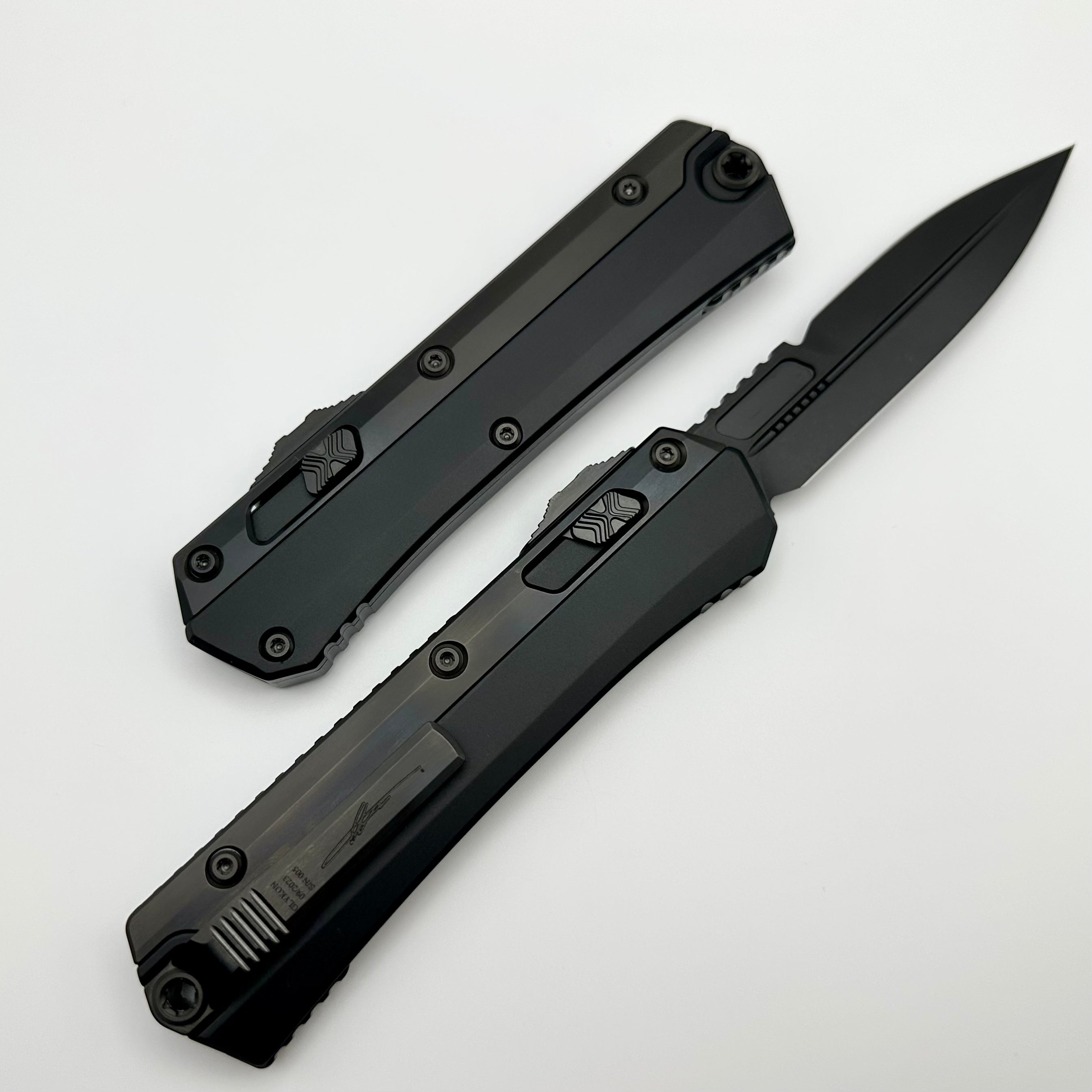 Microtech Glykon Shadow Bayonet w/ DLC Overlay Signature Series 184-1DLCTSH ONE PER HOUSEHOLD