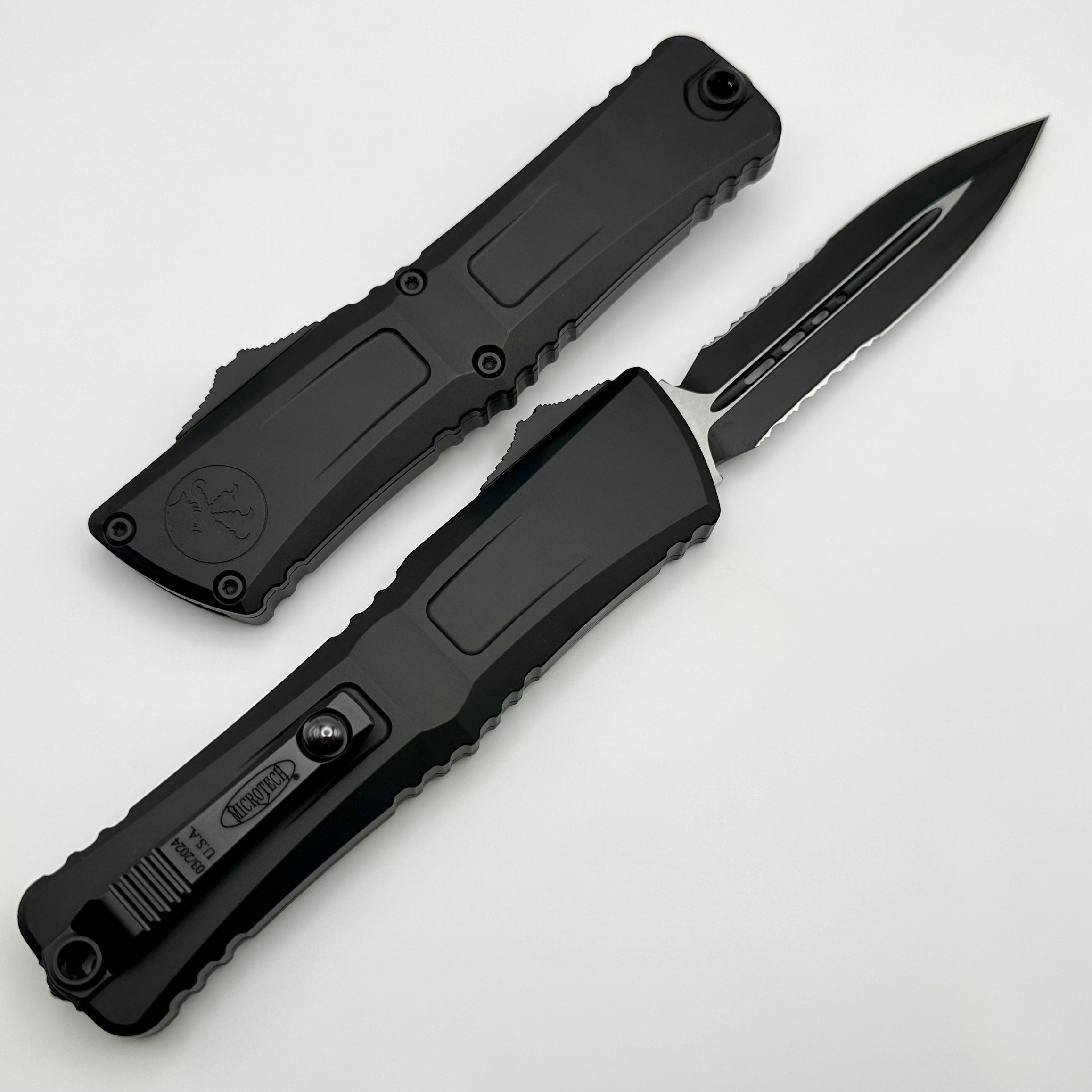 Microtech Knives Combat Troodon Gen III Tactical Double Edge Partial Serrated 1142-2T