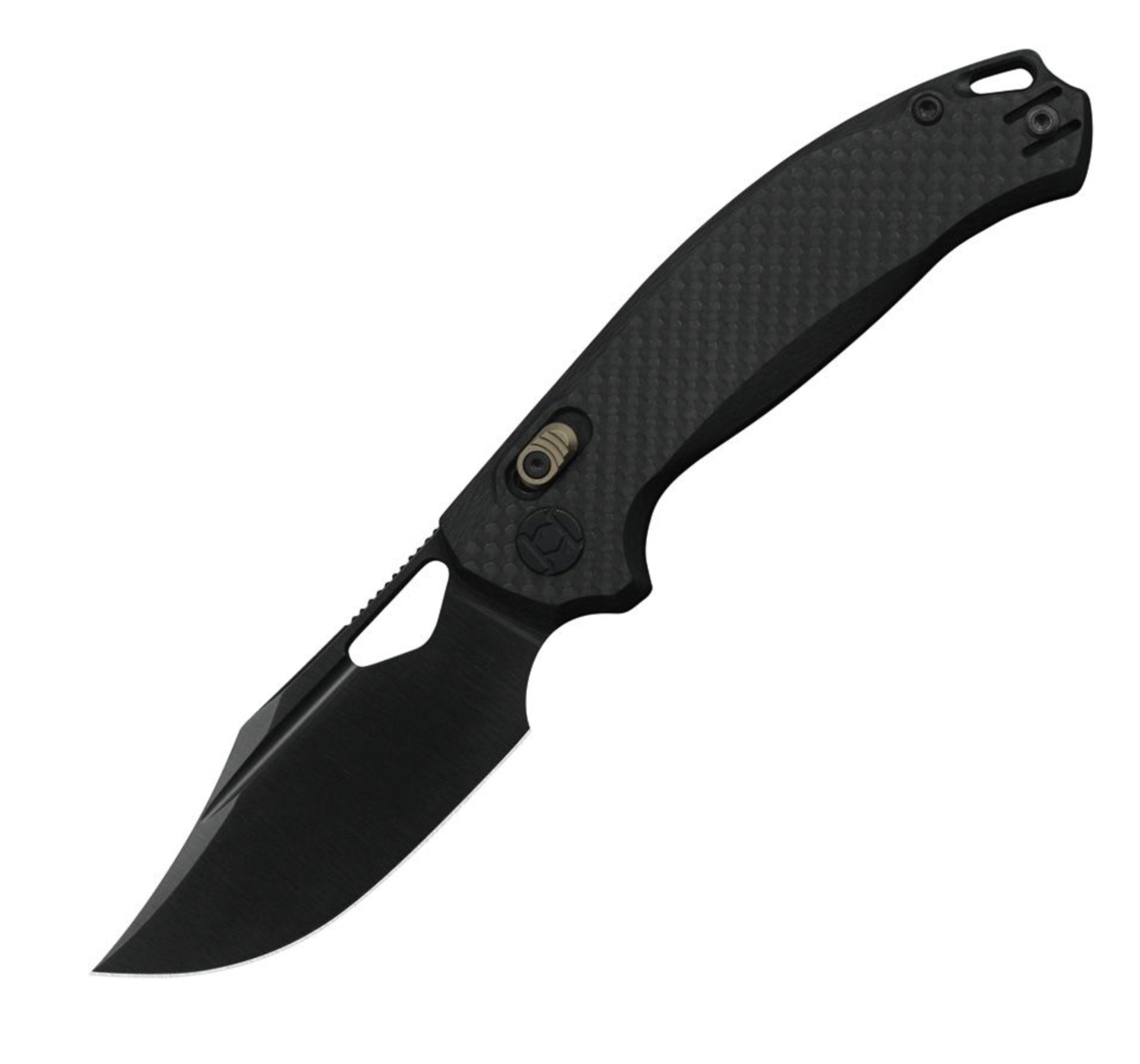 Kunwu Knives Django Carbon Fiber Handles & DLC Elmax X707F