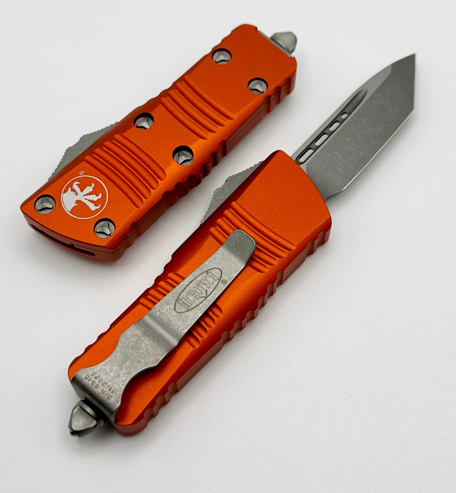 Microtech Troodon Mini Apocalyptic Tanto & Orange 240-10APOR