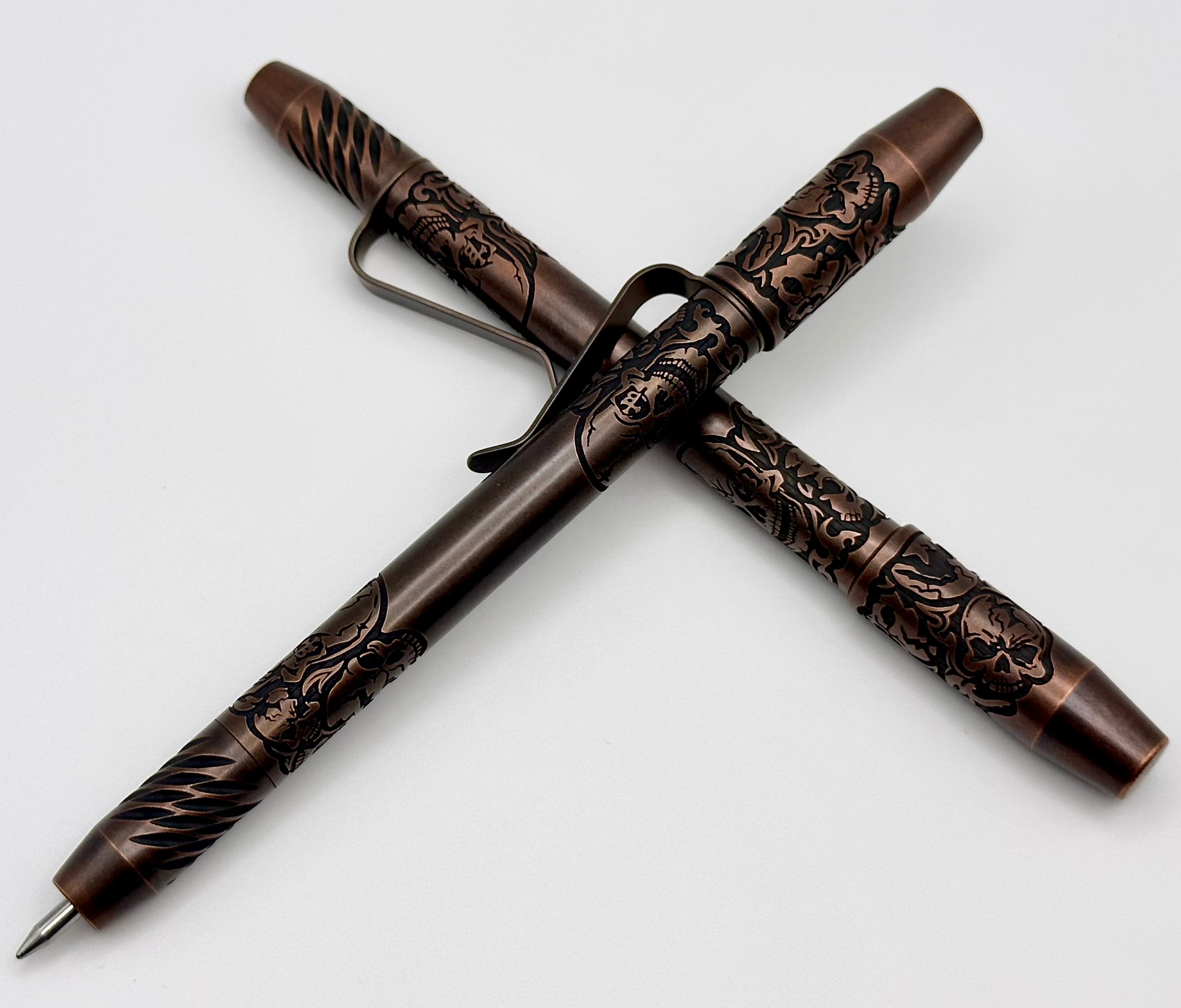 Borka Ti2Design TechLiner Grid Skulls Copper 5 Pen