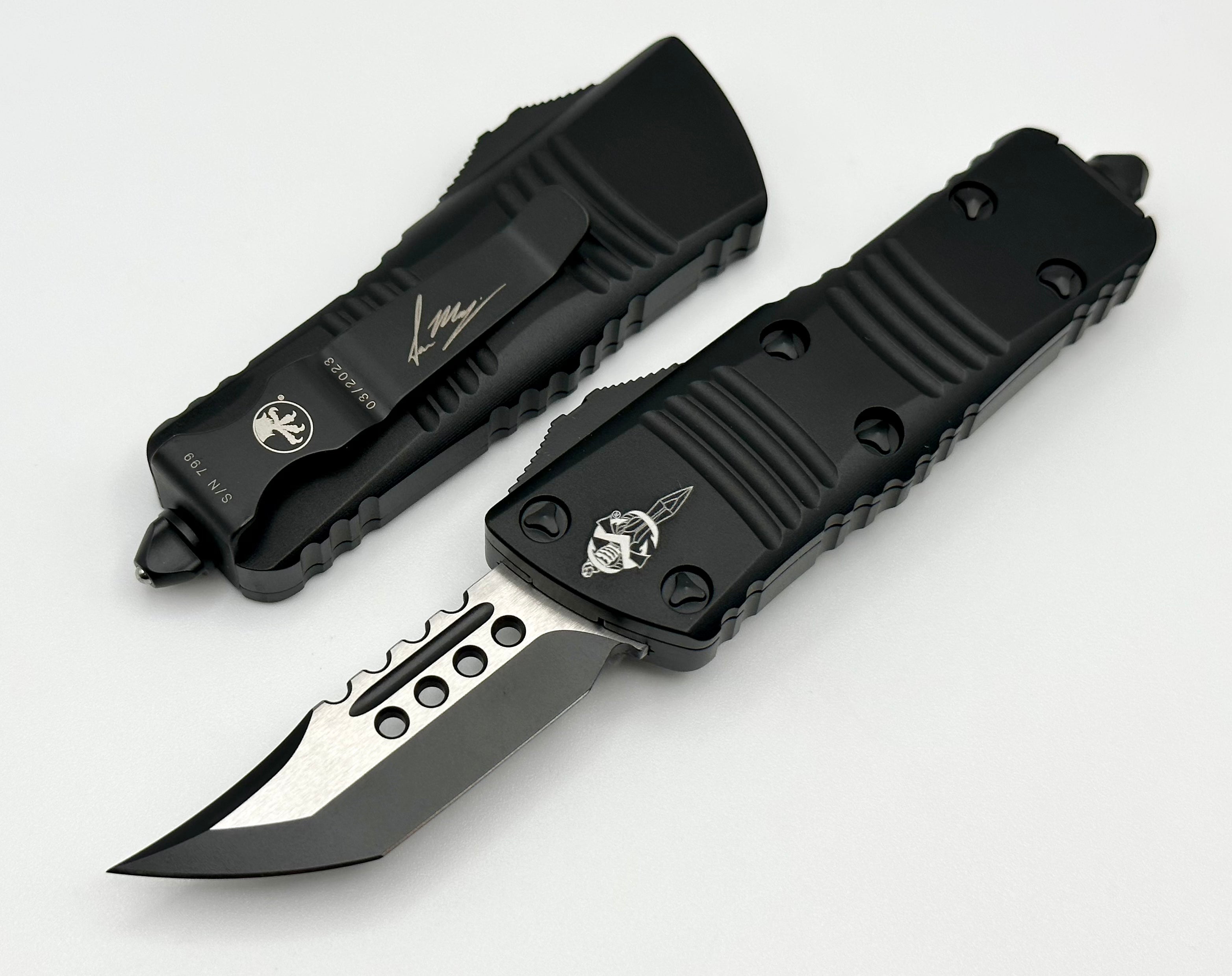 Microtech Mini Troodon Hellhound Tactical 819-1TS