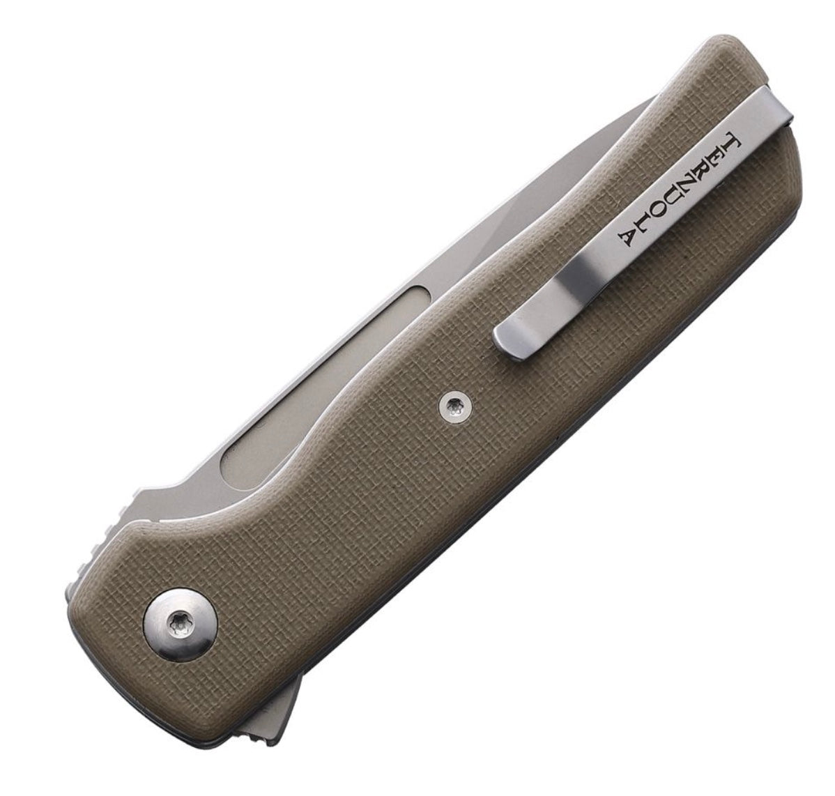 Terzuola Knives ATCF Lite Tan G-10 Linerlock w/ Stonewash Nitro-V FF010TS