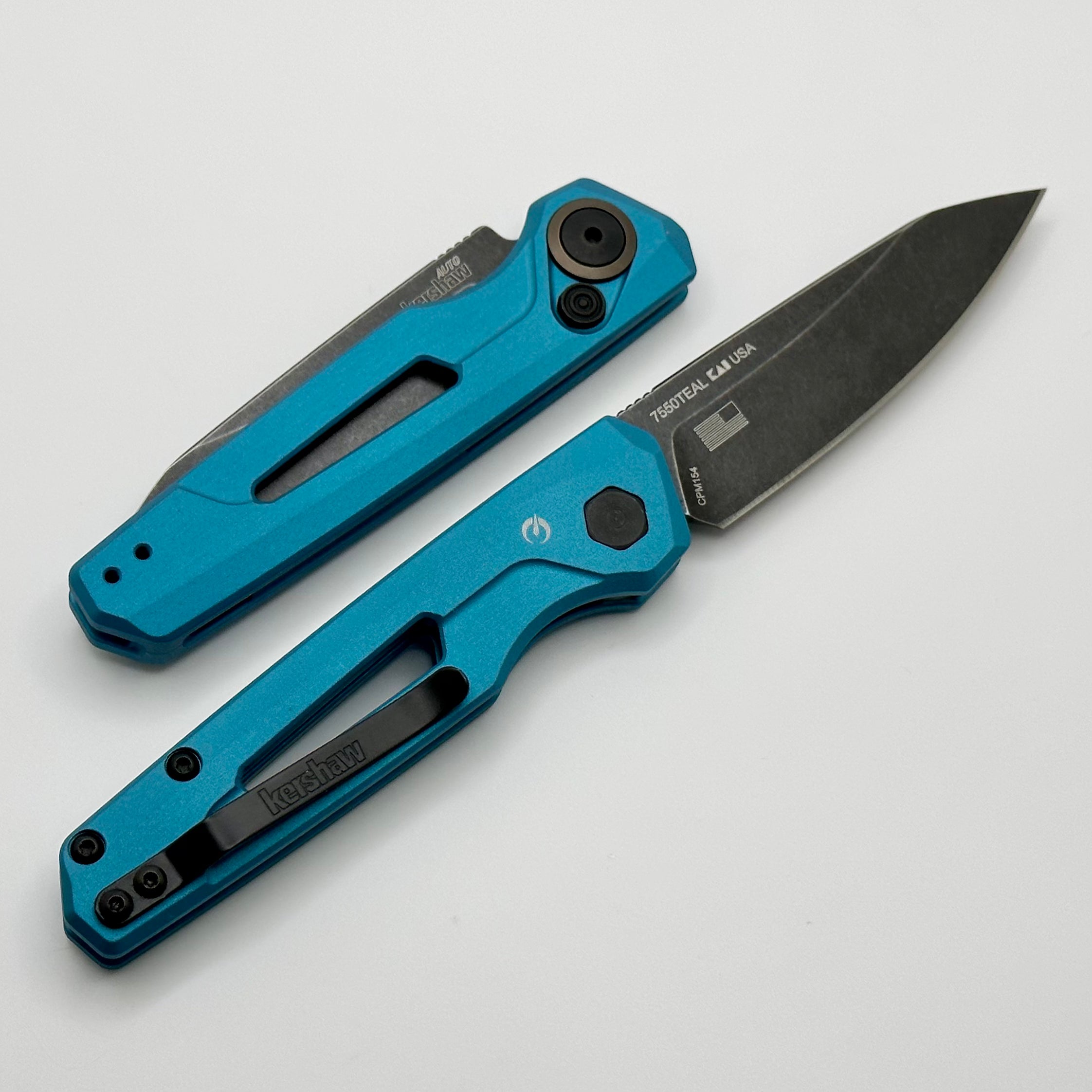 Kershaw Launch 11 Teal Aluminum & CPM-154 7550TEAL