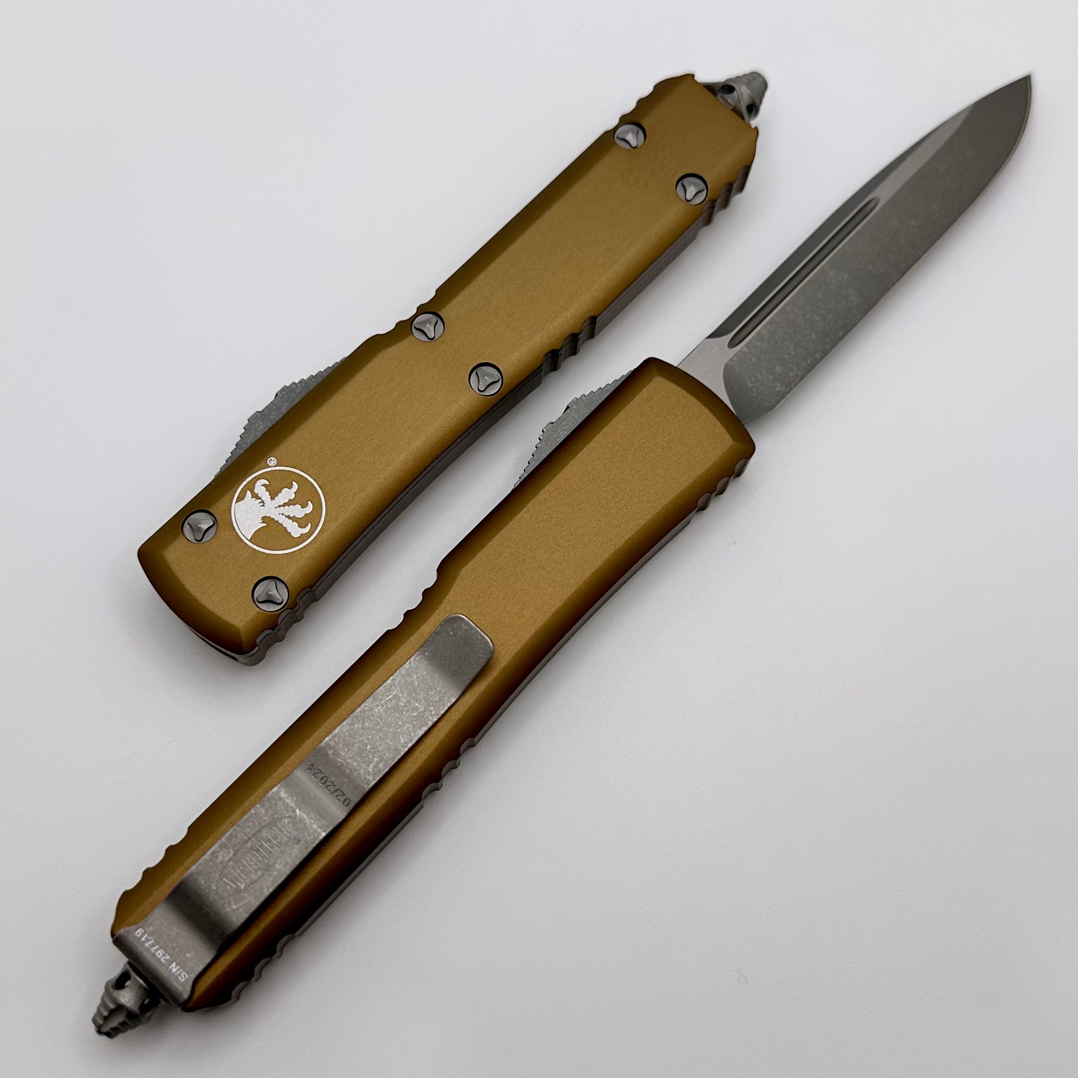 Microtech Ultratech S/E Apocalyptic Standard & Tan 121-10APTA