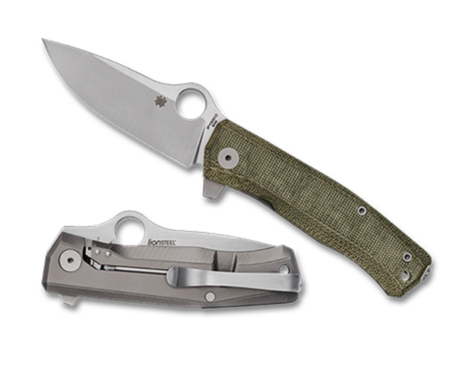 Spyderco SpyMyto Flash Batch Micarta/Titanium & M398 C265MTI One Per Household