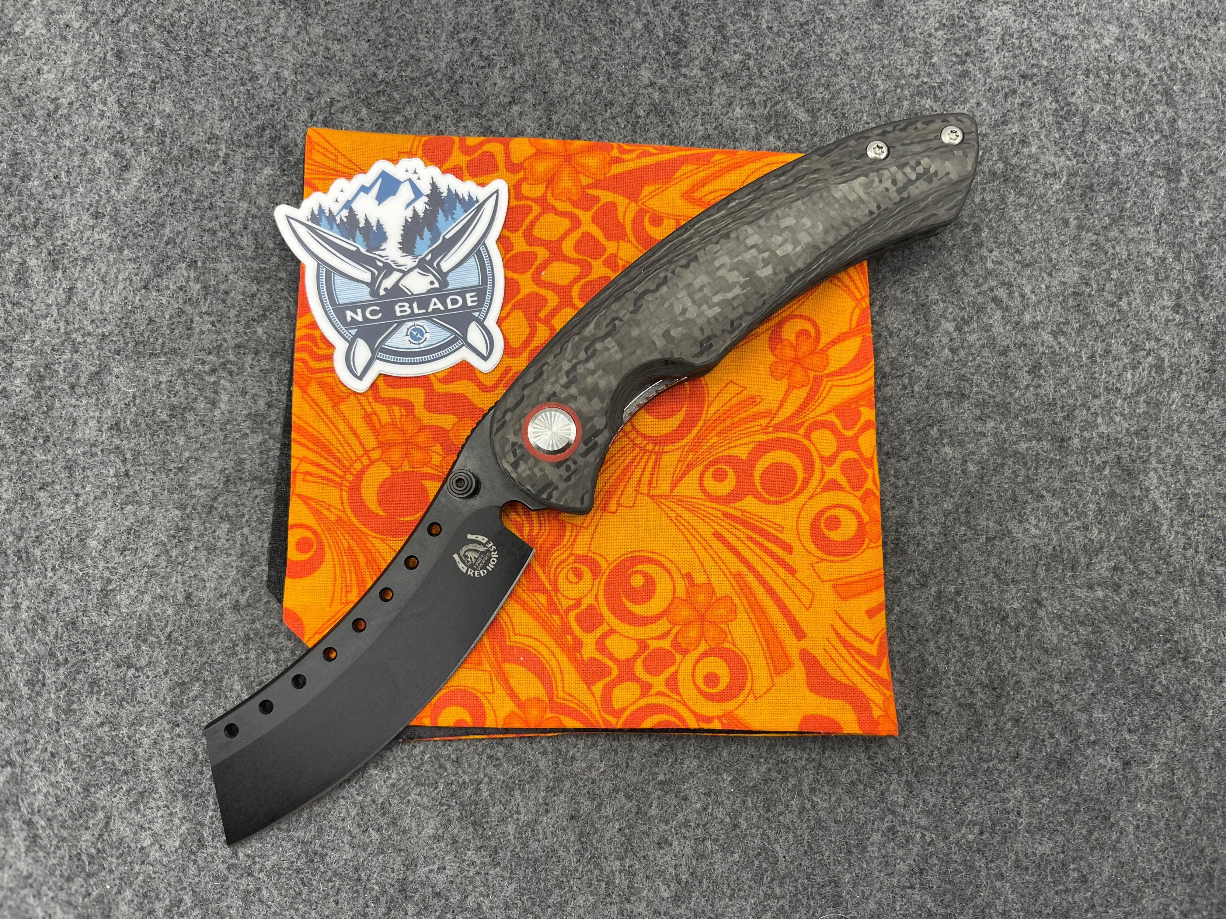 Red Horse Knife Works Hell Razor Carbon Fiber