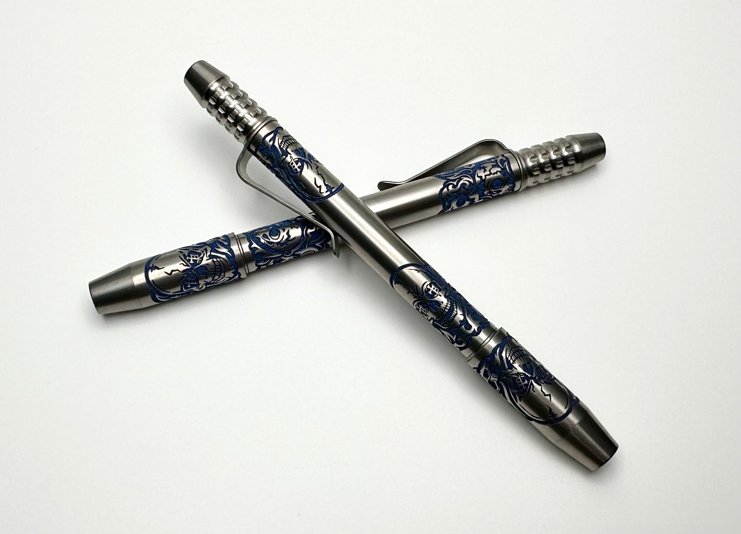 Borka Ti2Design TechLiner Grid Skulls Burnished Shorty 5 Pen