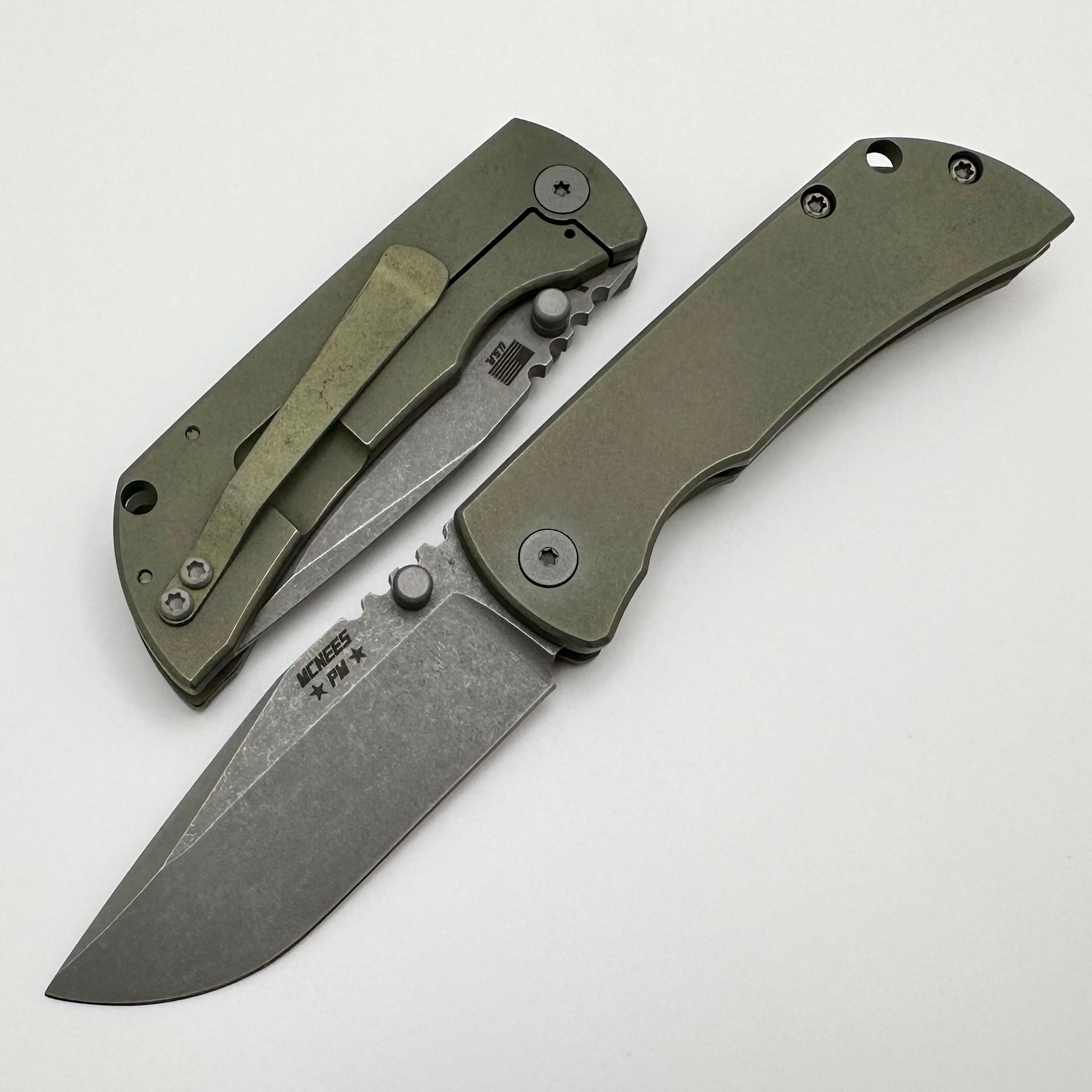 McNees Performance Machined Mac 2 3 Matte Stonewash Green & Bronze Atomic