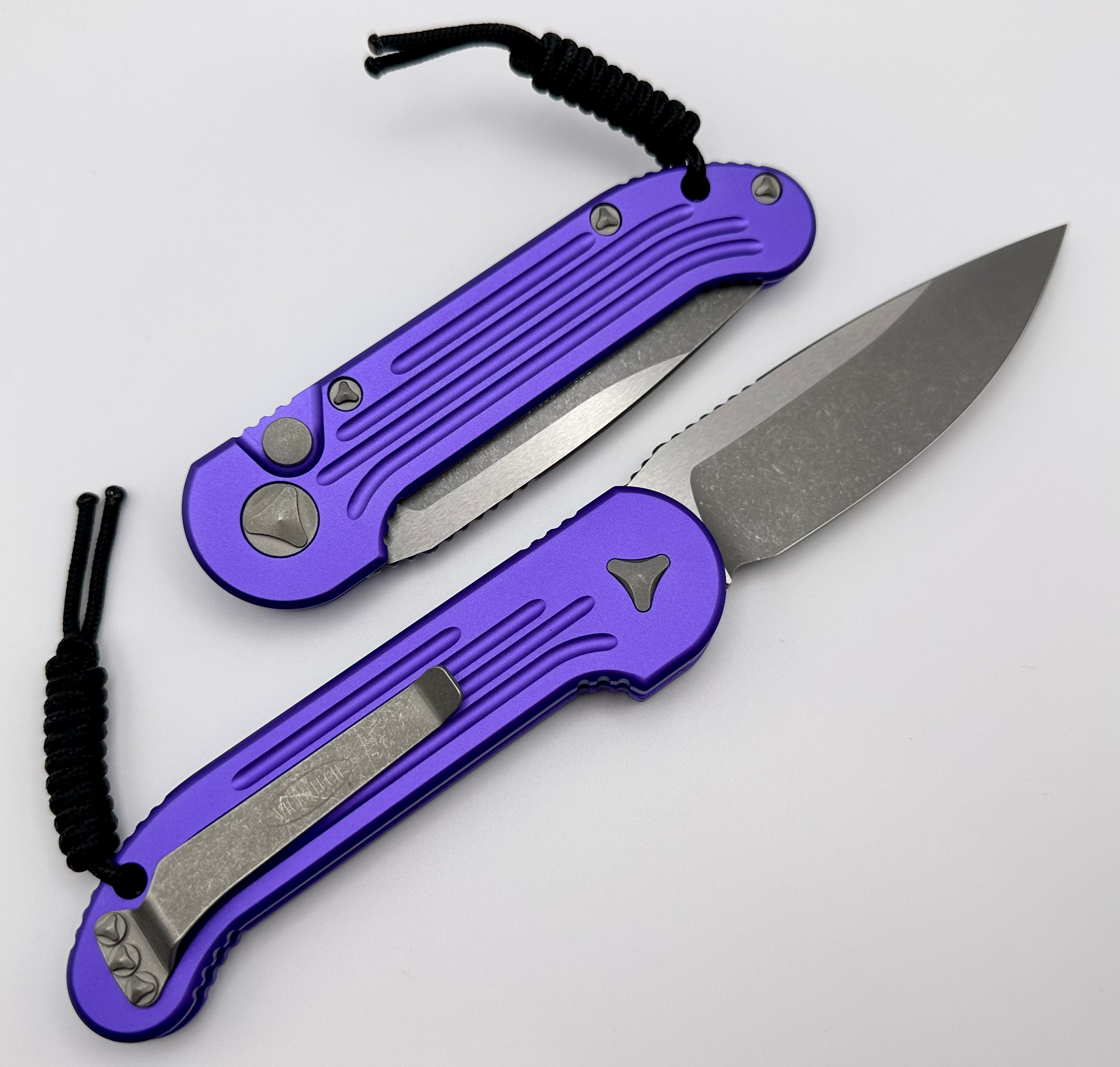 Microtech L.U.D.T Purple & Apocalyptic 135-10APPU