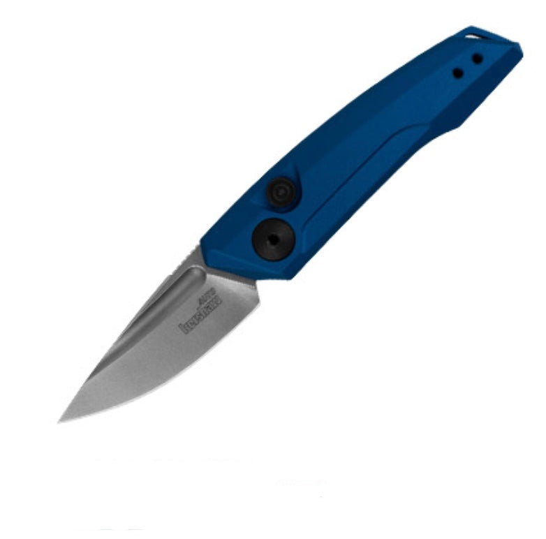 Kershaw Launch 9 Blue Handle & Stonewash CPM154 7250BLUSW