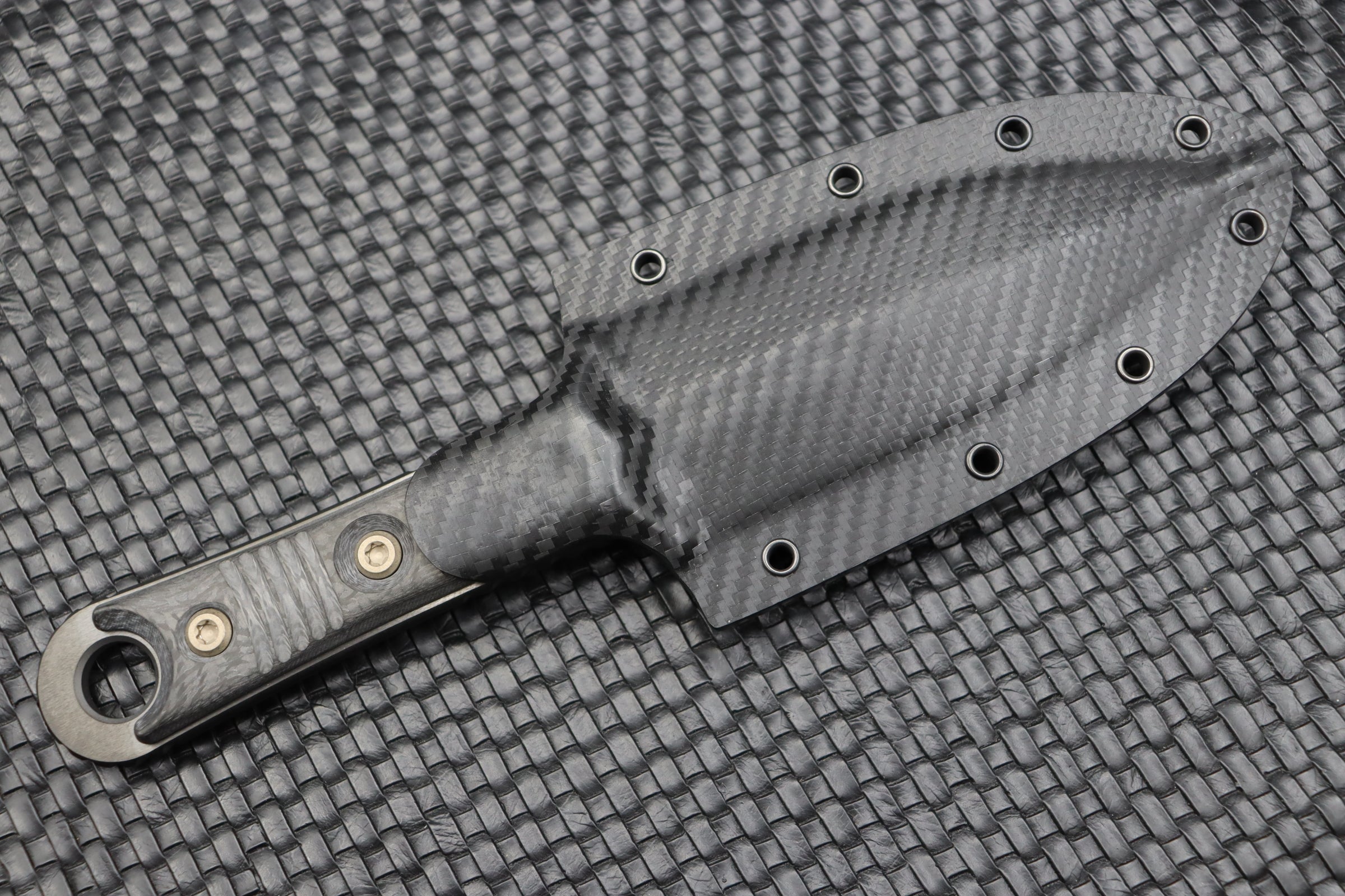 Microtech Knives & Borka Blades SBD DLC & Carbon Fiber 201-1DLCCFS