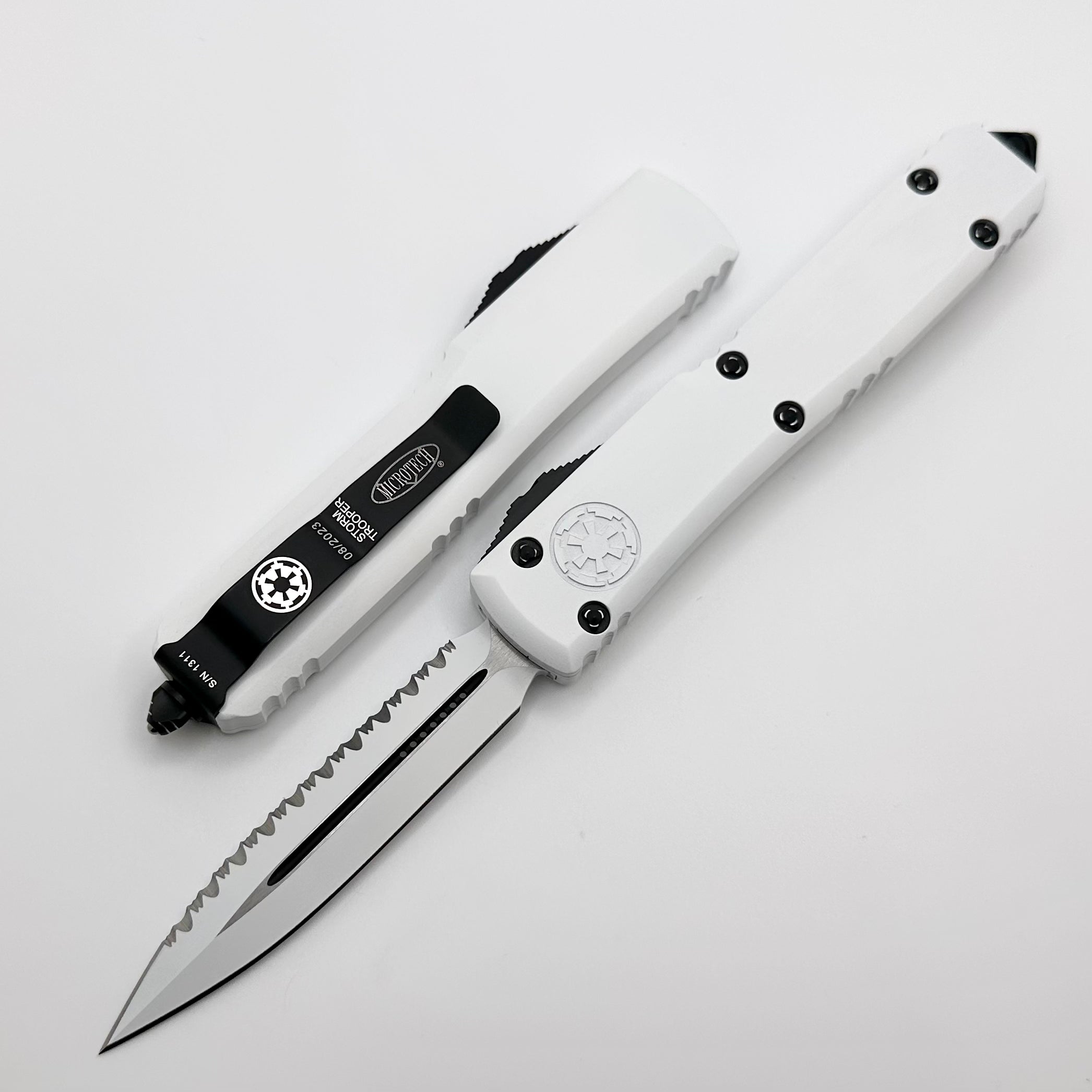 Microtech Ultratech Double Edge Storm Trooper Full Serrated 122-3STD