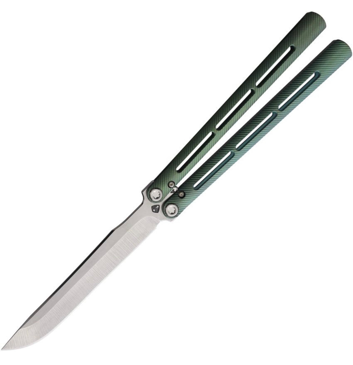 Medford Viceroy Butterfly Green Titanium Handles w/ S45VN